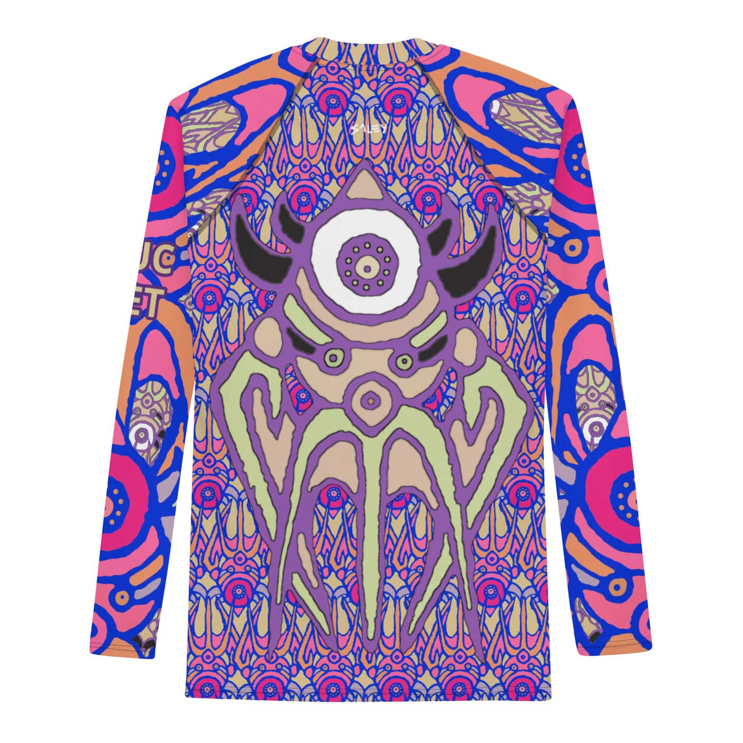 Space Lazer Bucket Men's Rash Guard