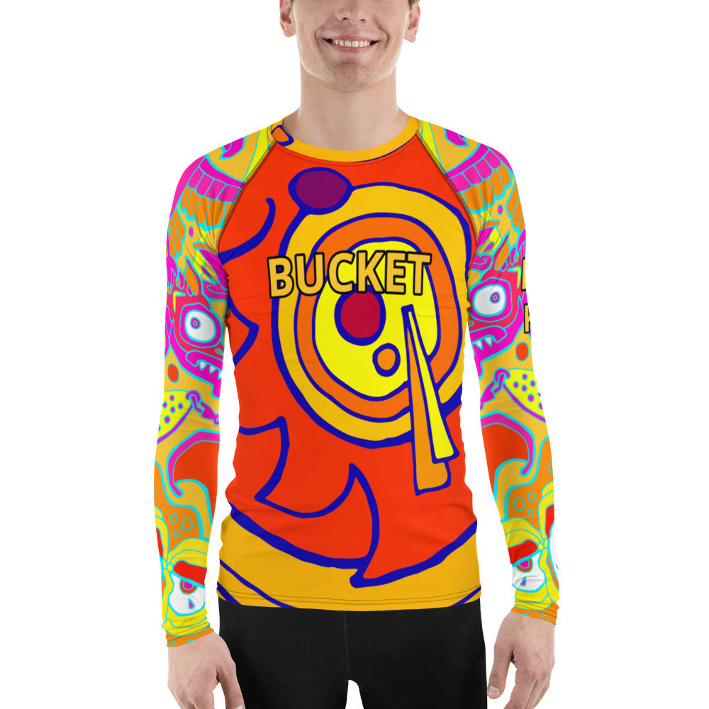 Red Hot Bucket Freebird Men's Rash Guard