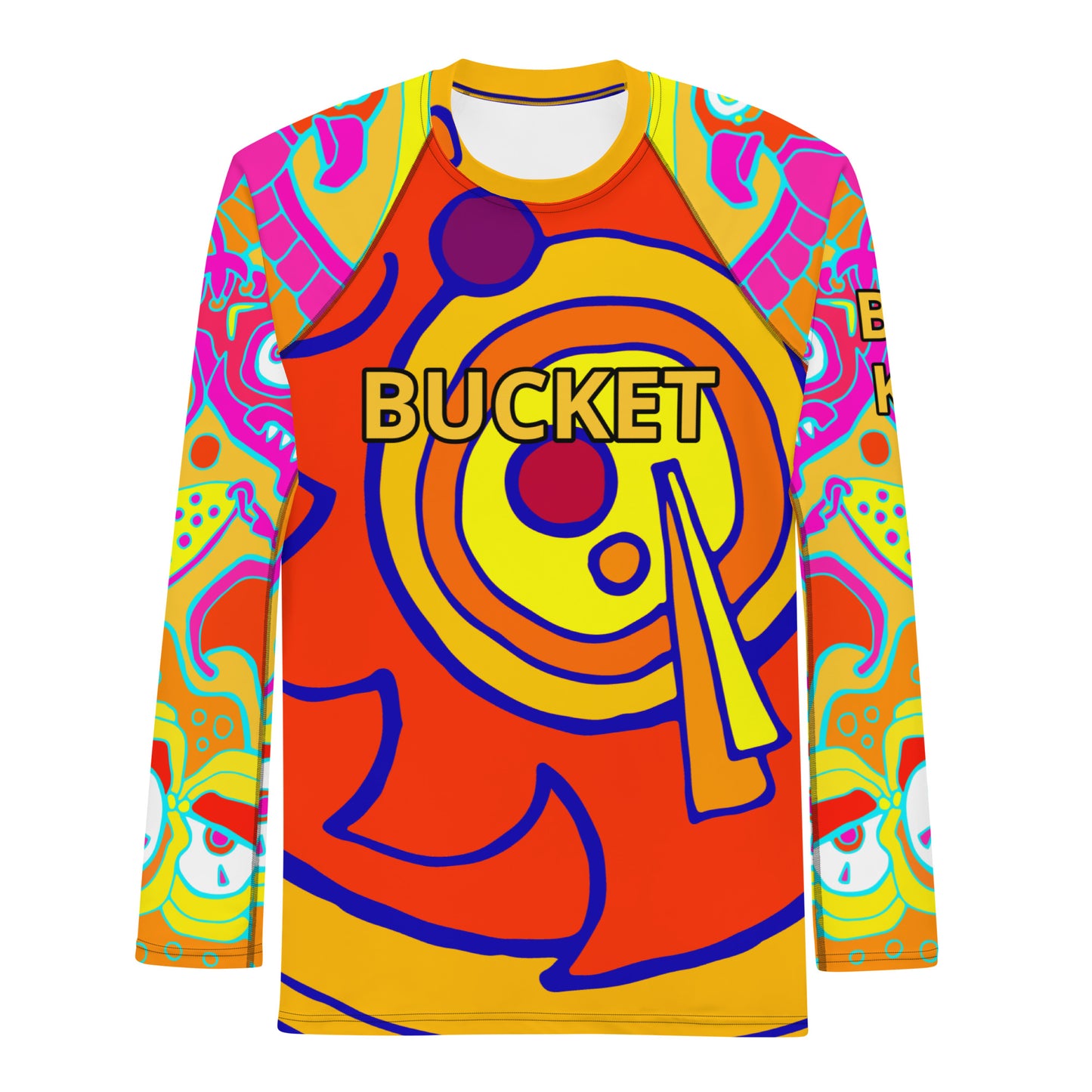 Red Hot Bucket Freebird Men's Rash Guard