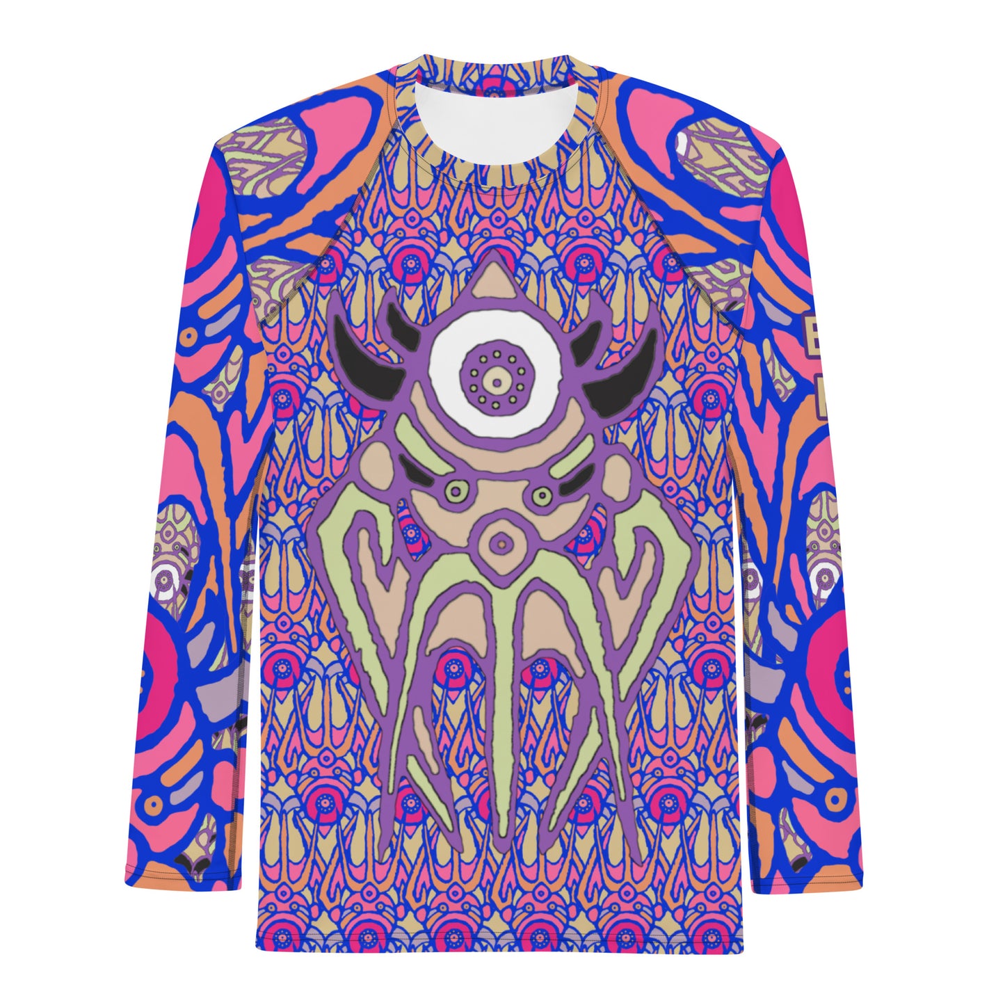 Space Lazer Bucket Men's Rash Guard