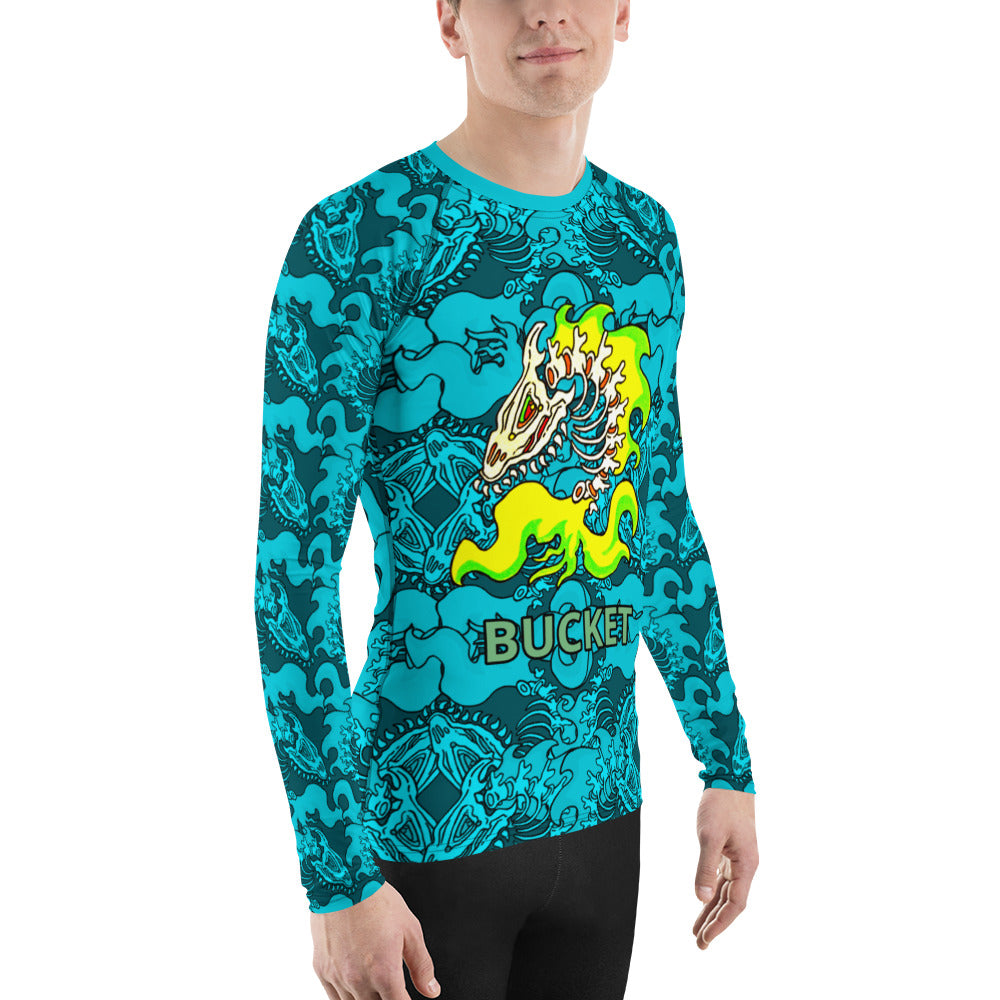 Underwater Fins & Bone Men's Rash Guard