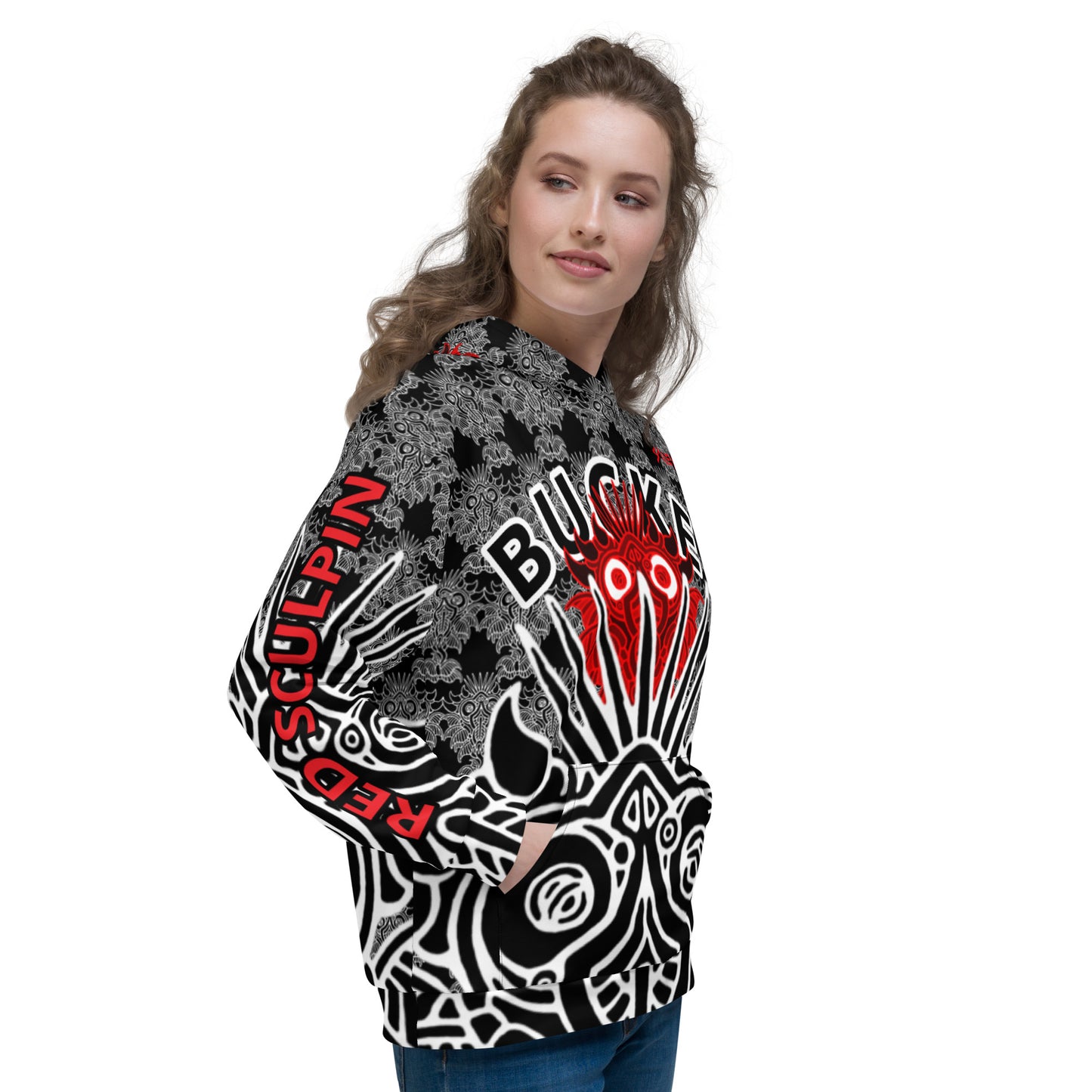 Red Sculpin Bucketfish Unisex Hoodie