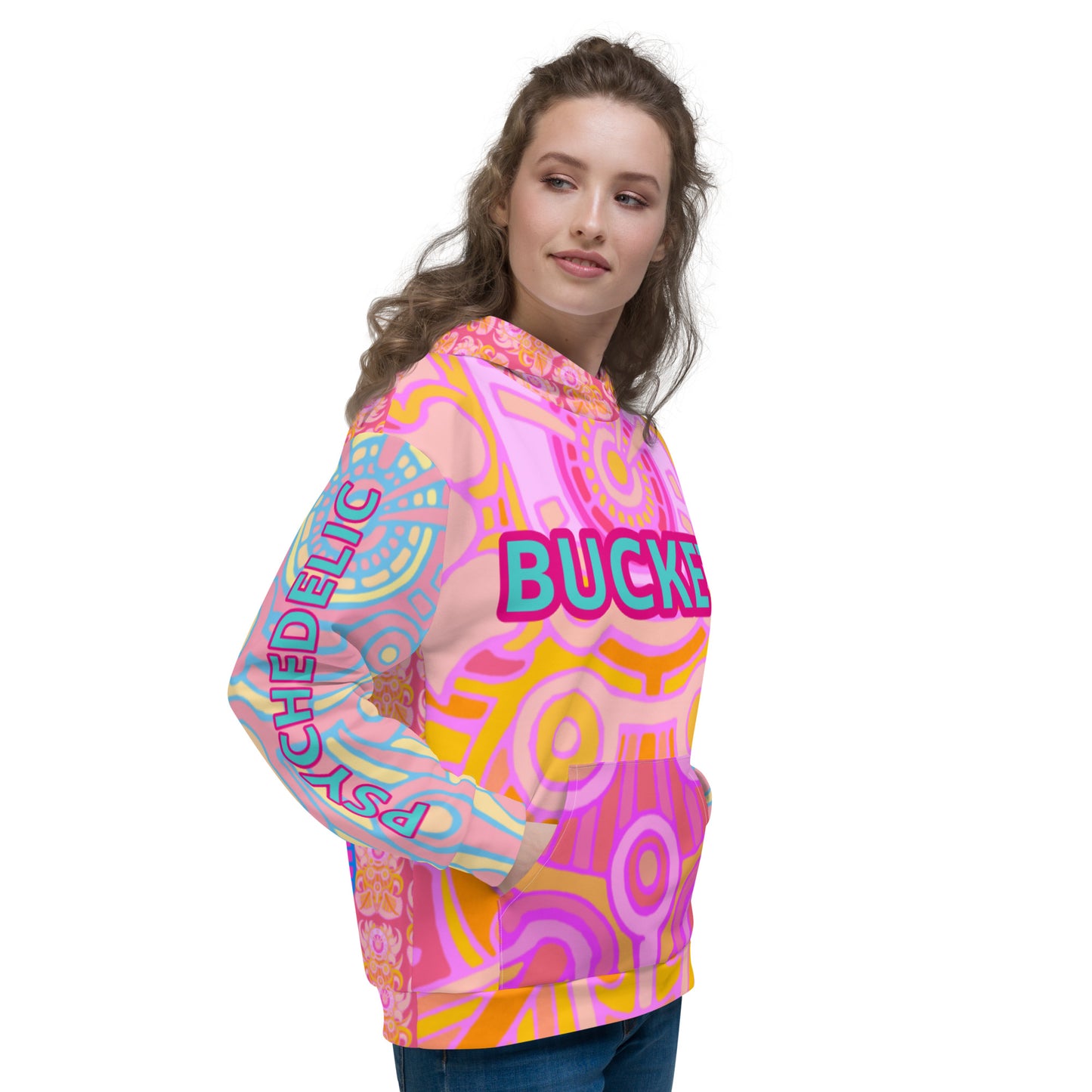 Psychedelic Bucketfish Unisex Hoodie