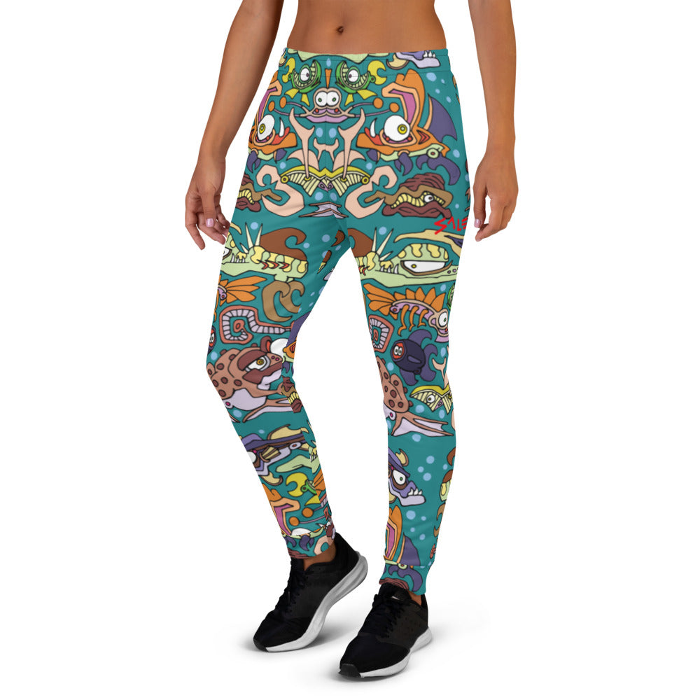 Underwater Bucket Rainbow Women's Joggers