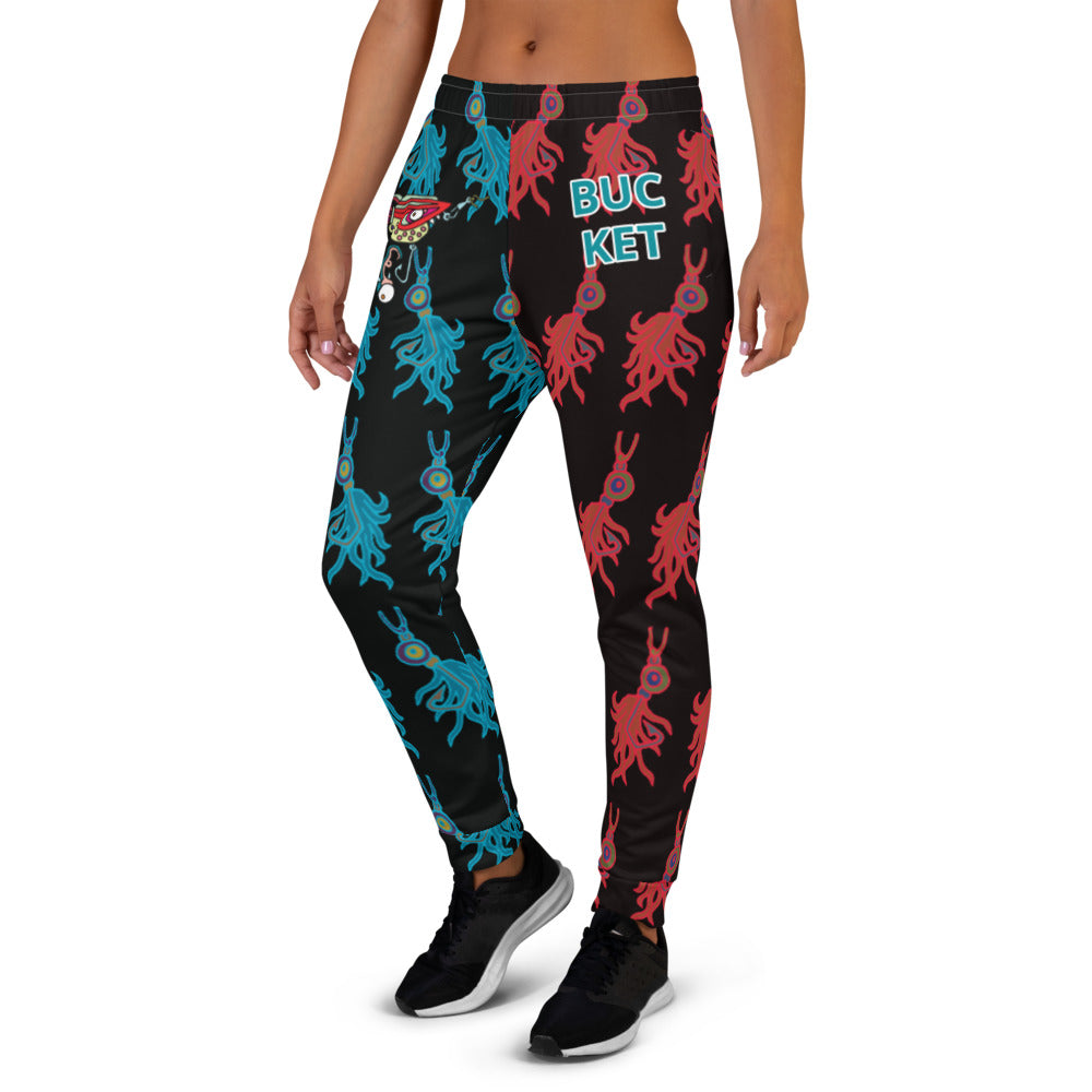 Blue & Red Drift Lures Women's Joggers