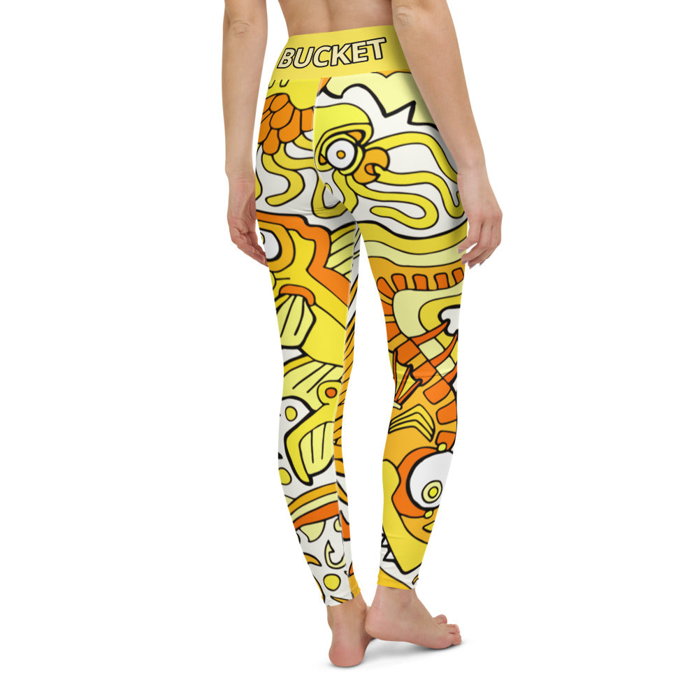 Gold Urchin Leggings