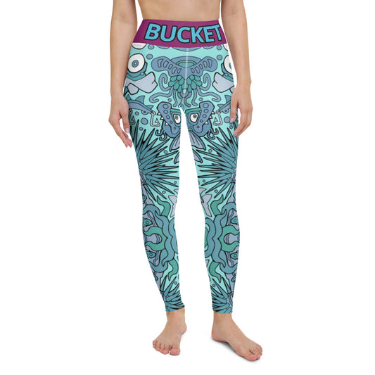 Teal Urchin Leggings