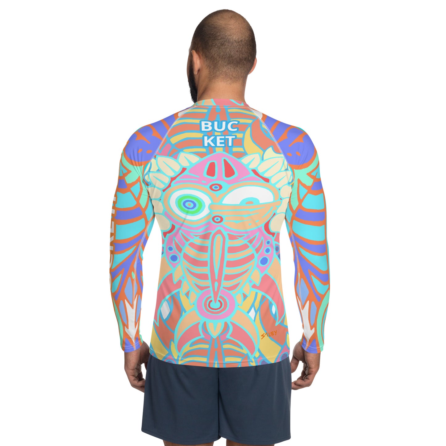 Bucketfish Pile Men's Rash Guard