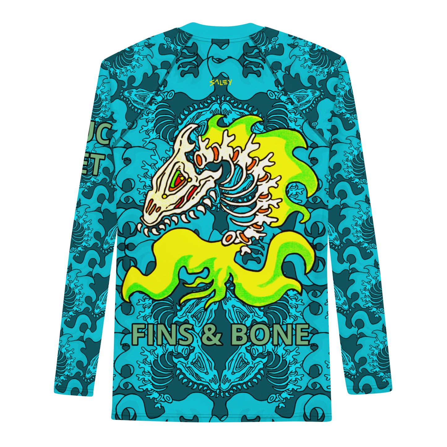 Underwater Fins & Bone Men's Rash Guard