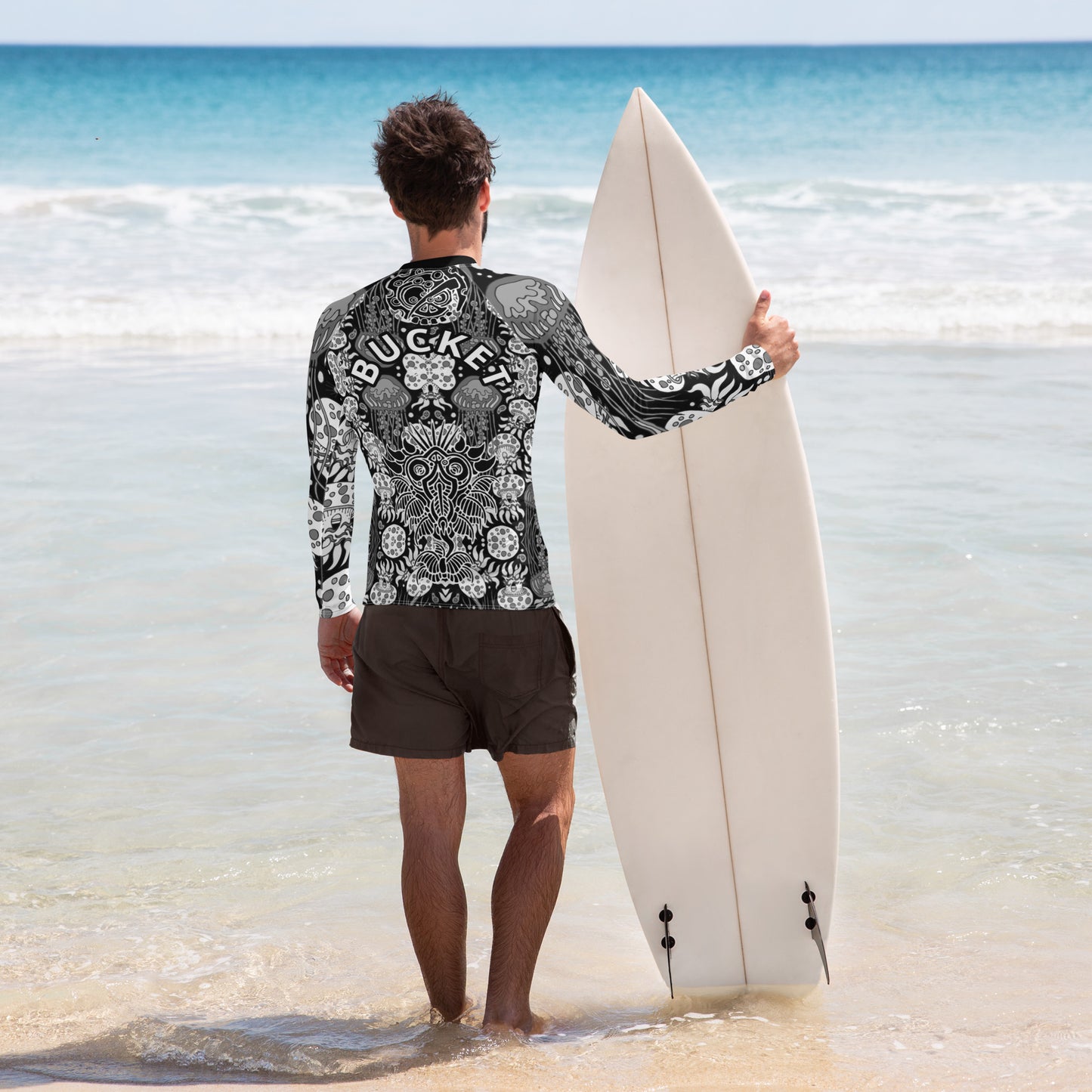 Bucket Overload Men's Rash Guard