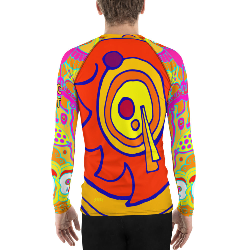 Red Hot Bucket Freebird Men's Rash Guard