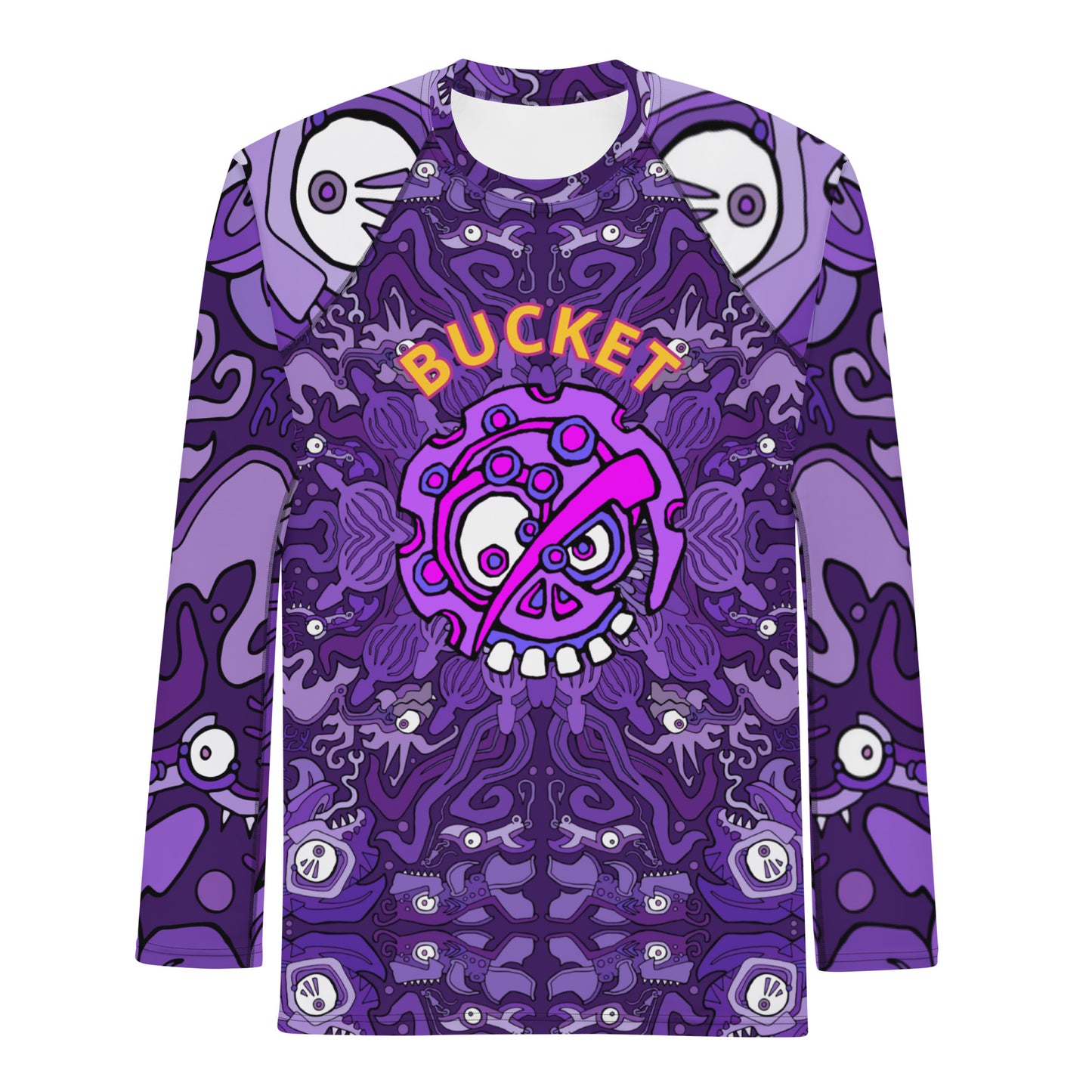 Purple God & Longtooth Men's Rash Guard