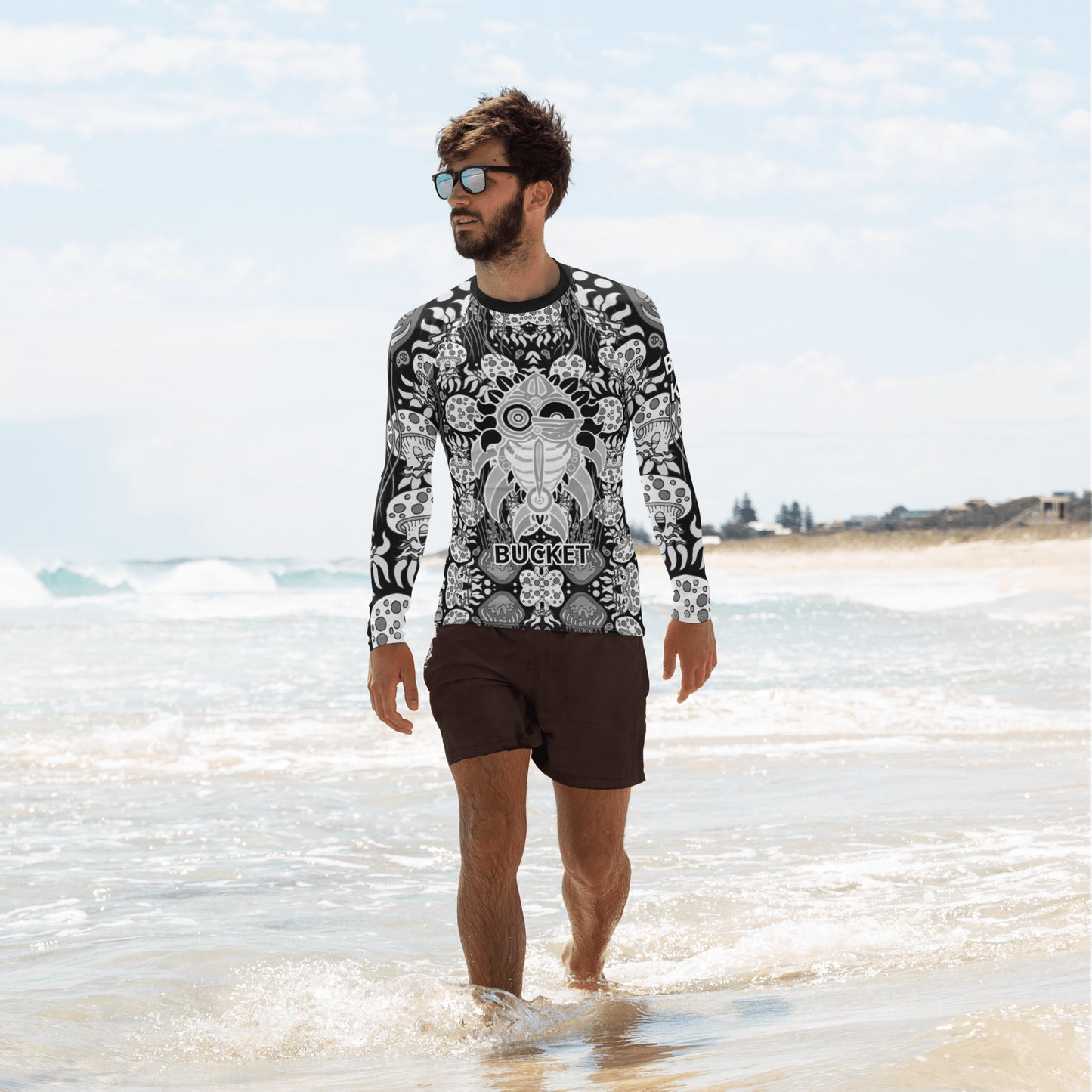 Bucket Overload Men's Rash Guard