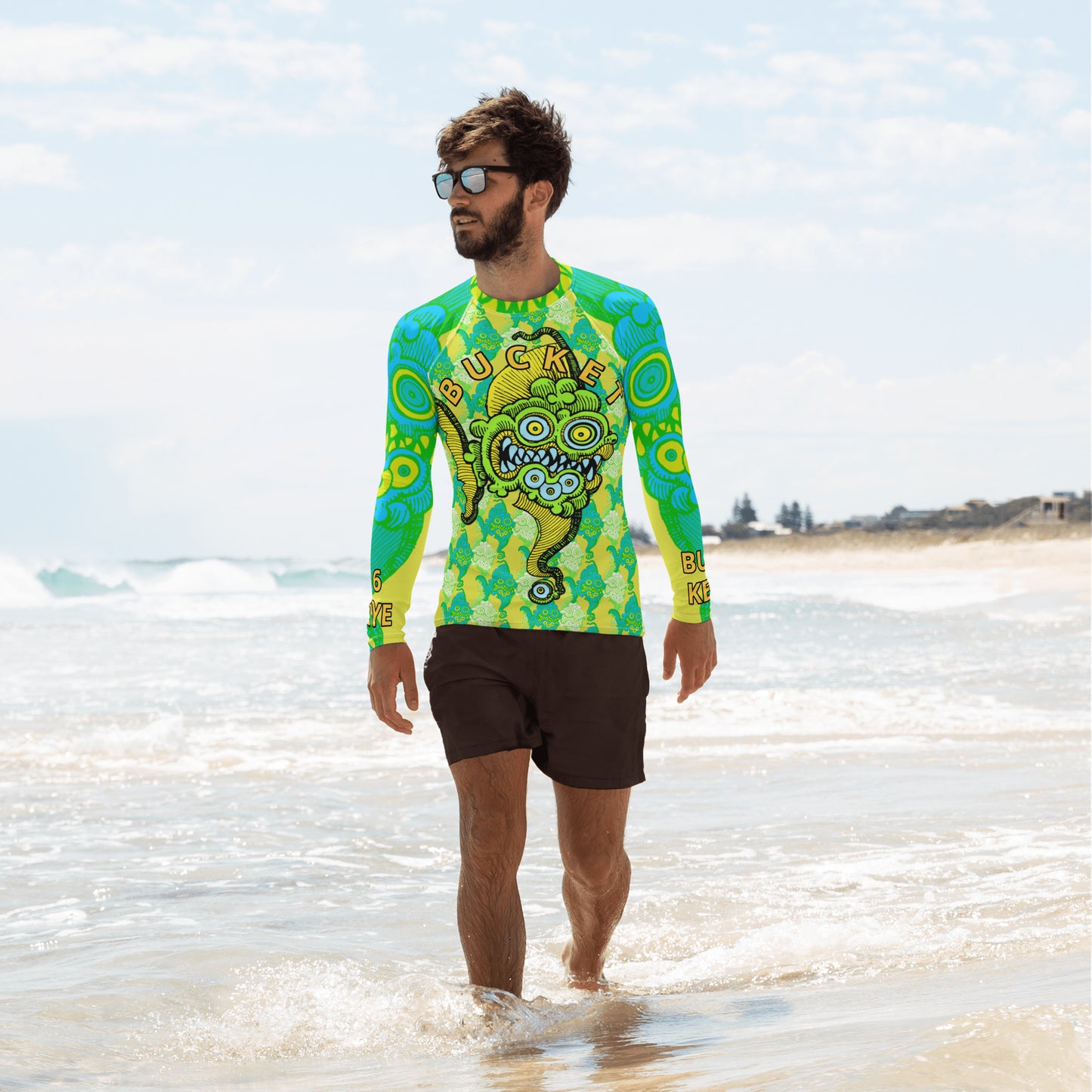 6 Eye Special Men's Rash Guard