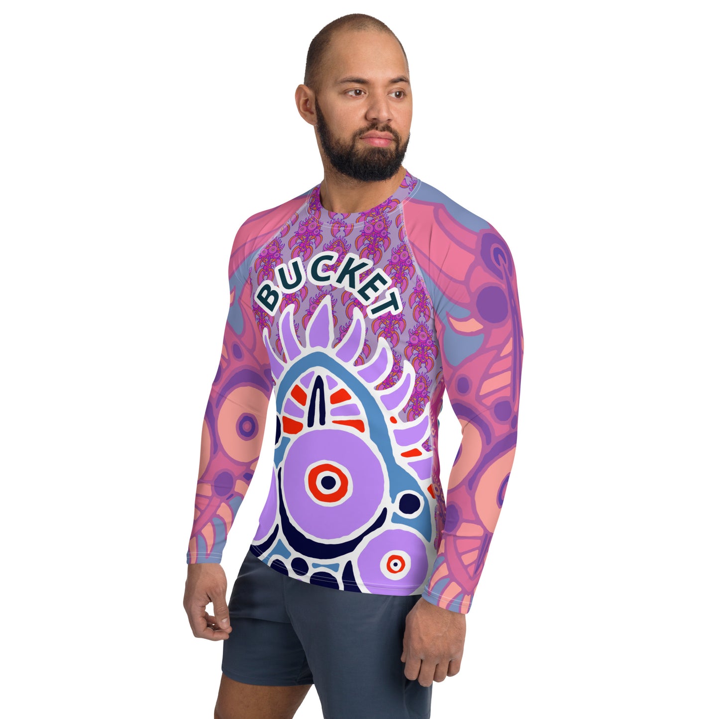 Wild Atomic Bucketfish Men's Rash Guard