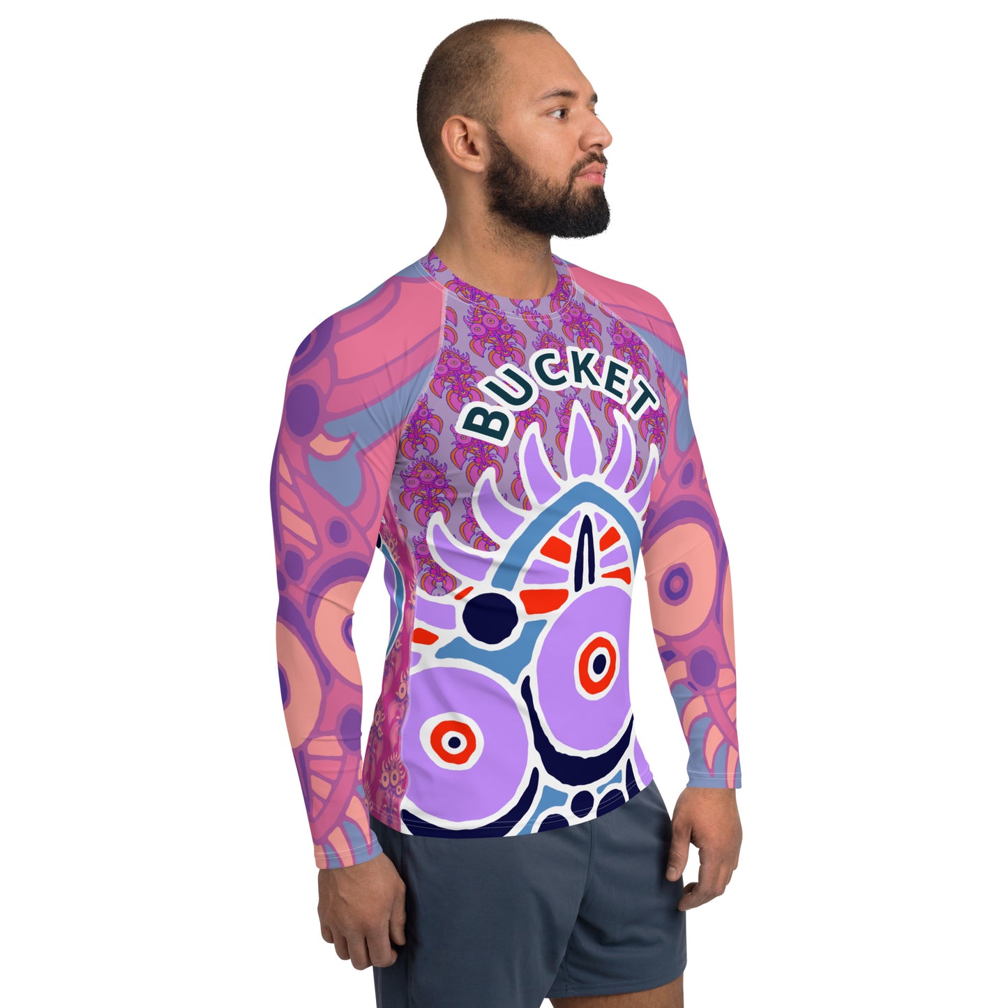 Wild Atomic Bucketfish Men's Rash Guard