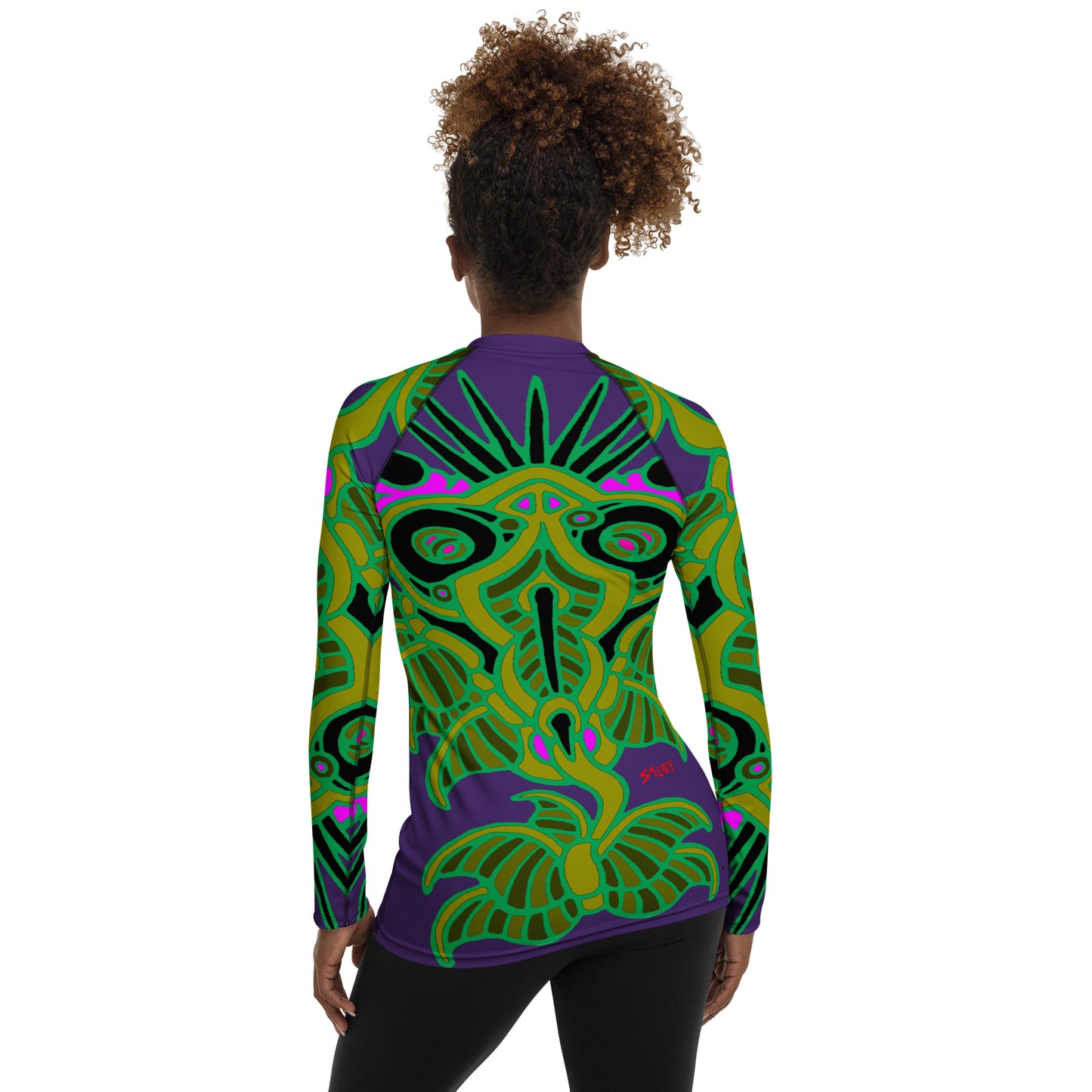 Grape Bucket Sculpin Women's Rash Guard