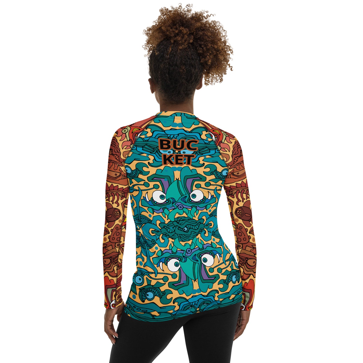Chardonnay Rust Bucket Women's Rash Guard – BucketInk