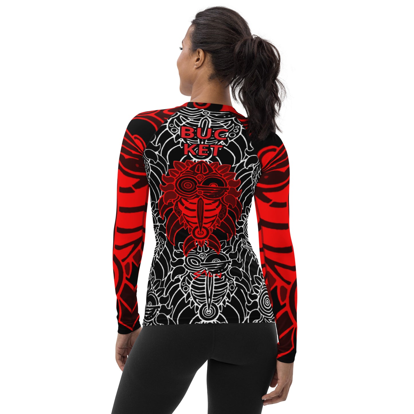 Red Bucket McRib Women's Rash Guard