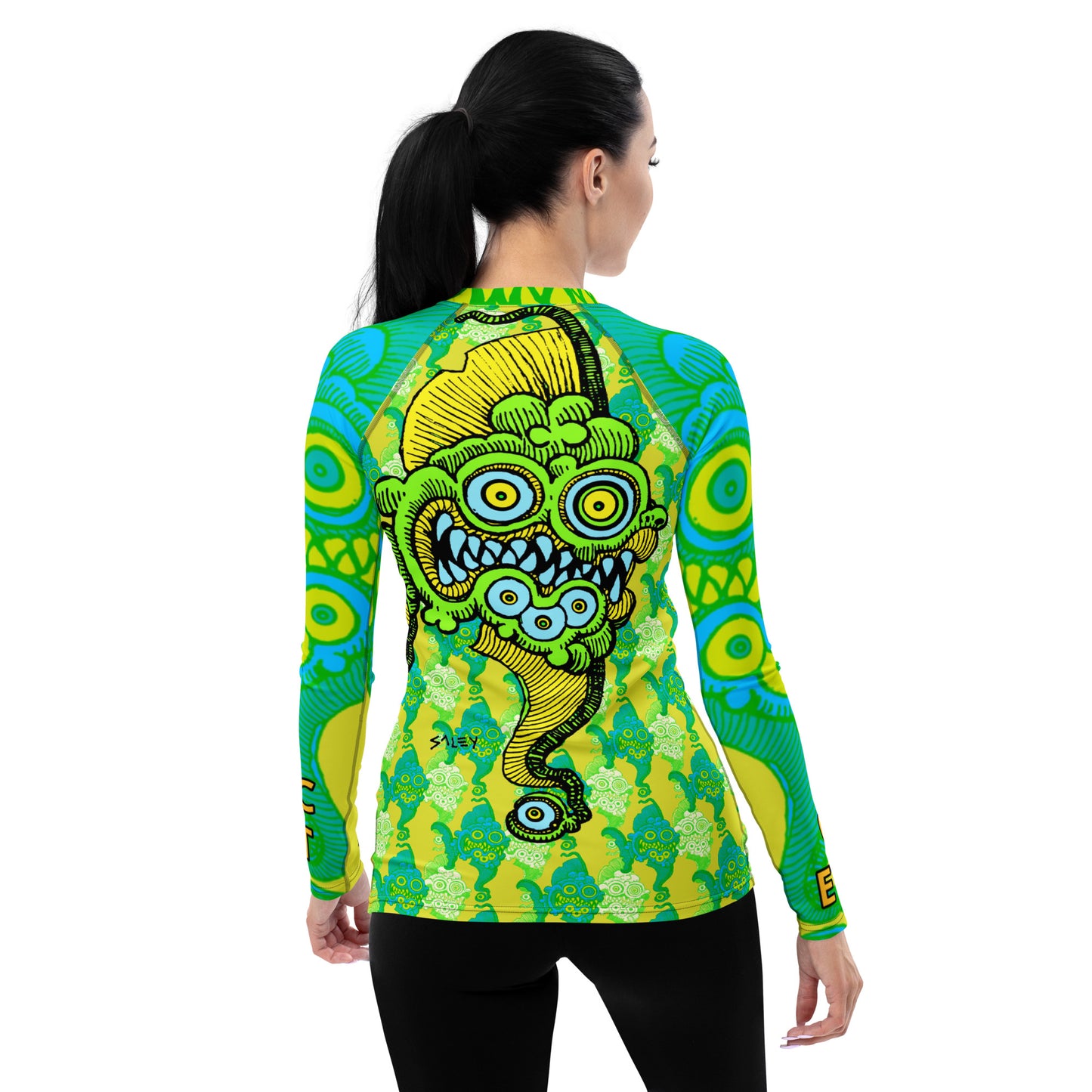 6 Eye Special Women's Rash Guard