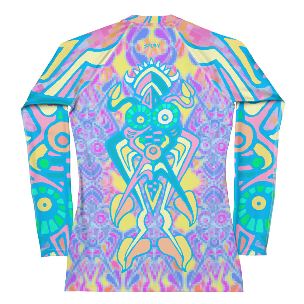 Bucket Love Invasion Women's Rash Guard