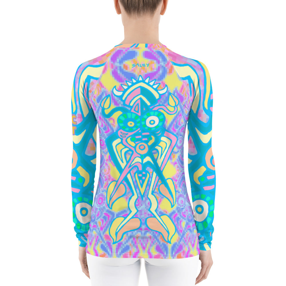 Bucket Love Invasion Women's Rash Guard