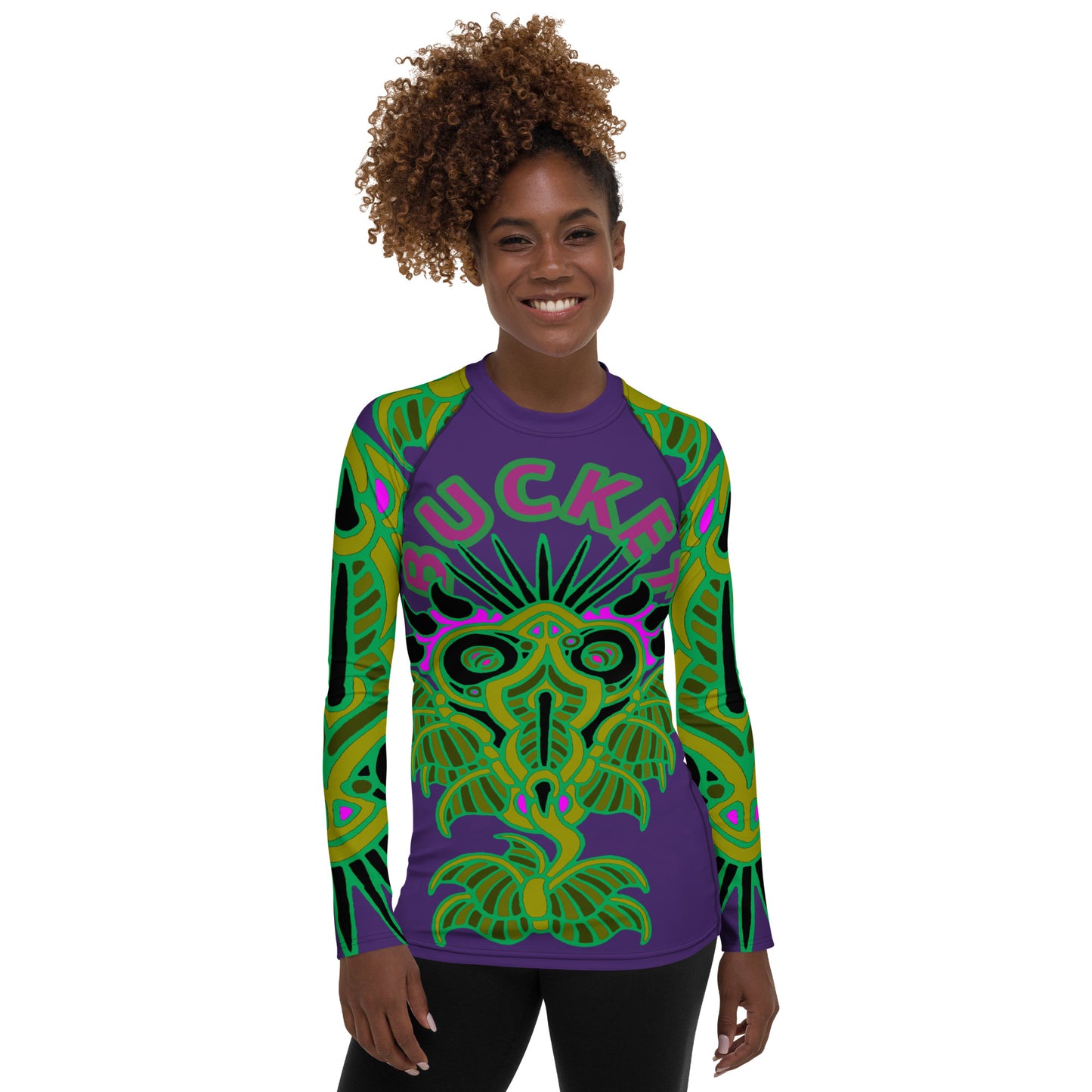 Grape Bucket Sculpin Women's Rash Guard