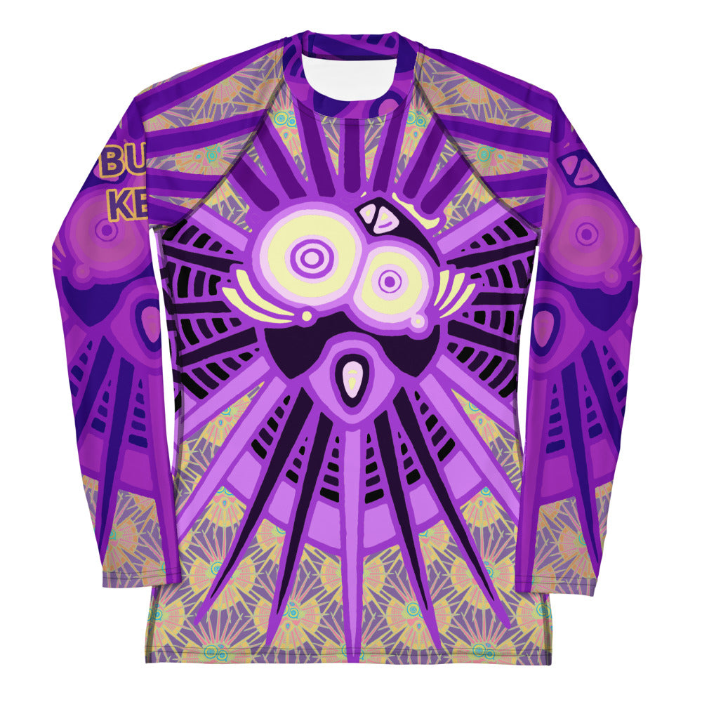 Purple Dream Longtooth Women's Rash Guard