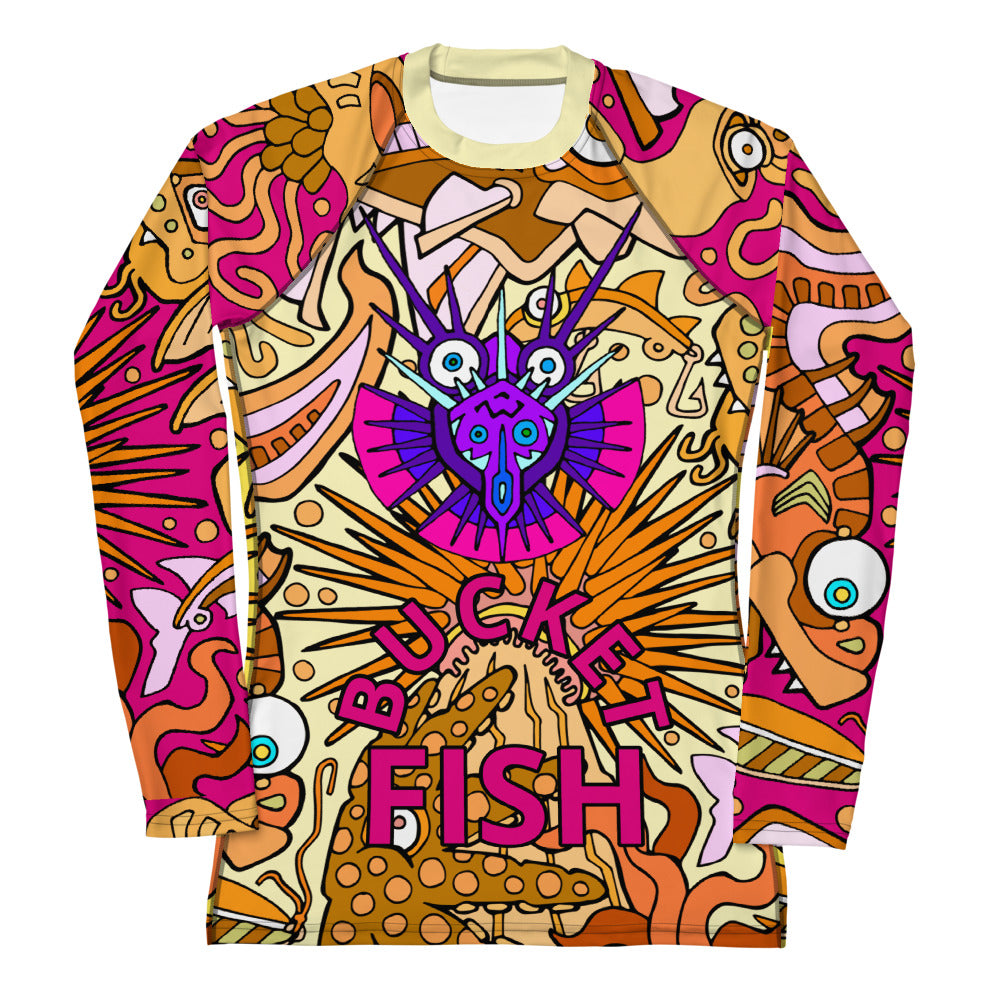 Hot Angel Bucketfish Women's Rash Guard