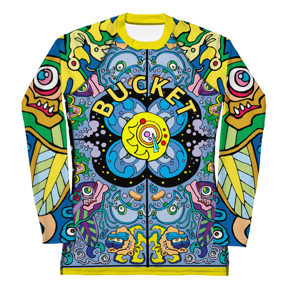 Big Bucket World Highlife Women's Rash Guard