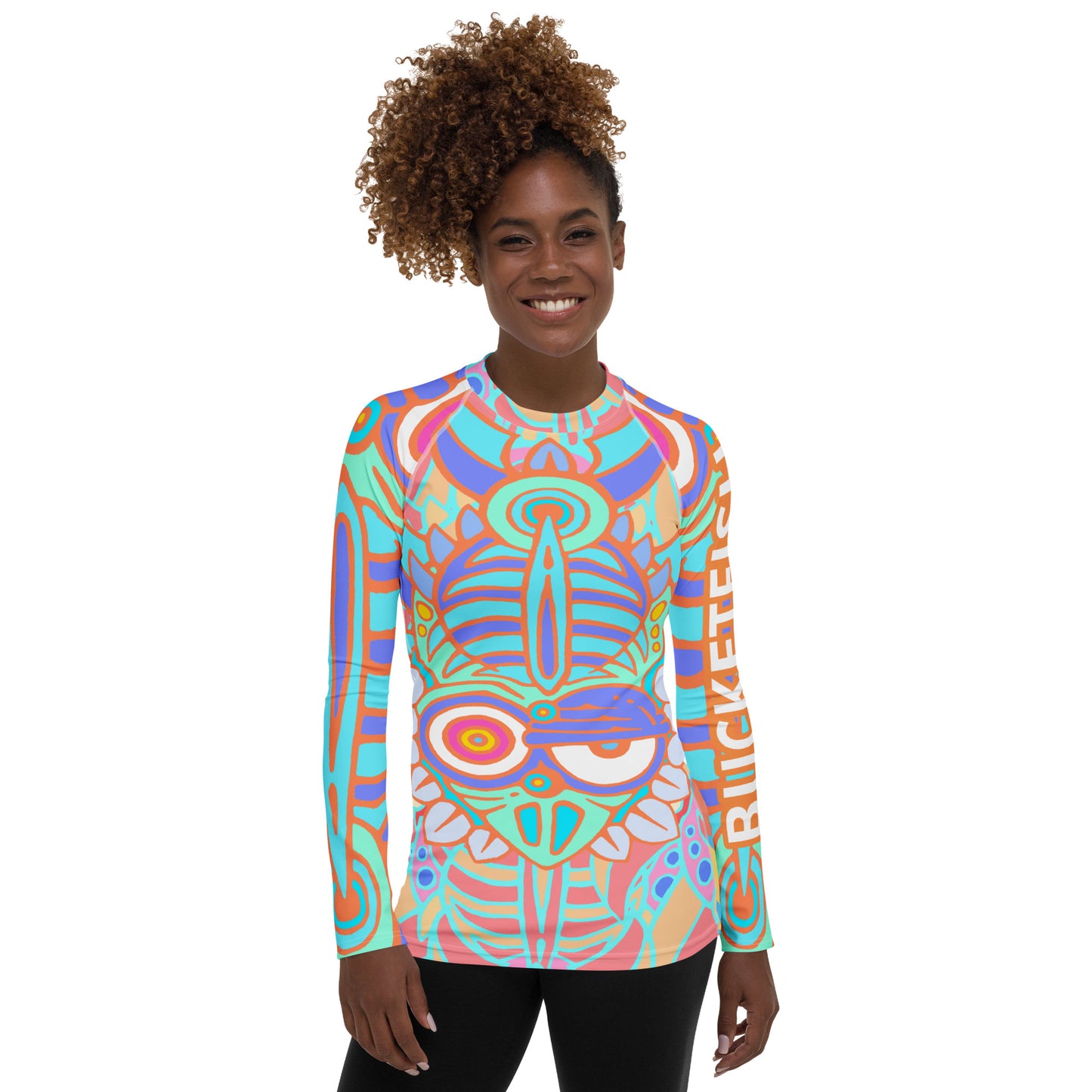 Bucketfish Pile Women's Rash Guard