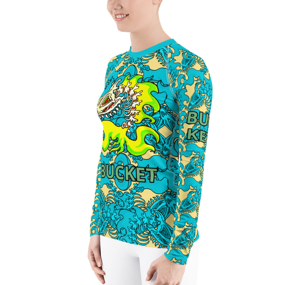 Ivory Fins & Bone Women's Rash Guard