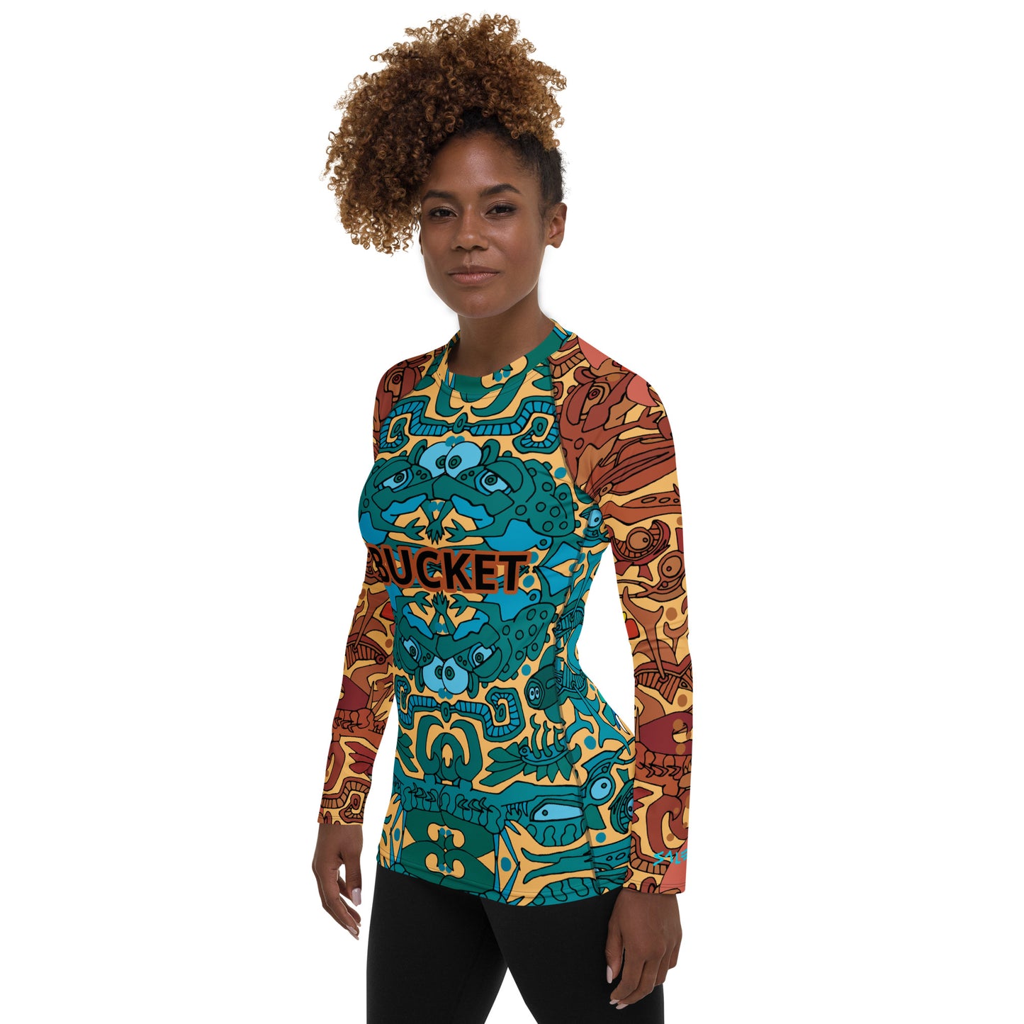 Chardonnay Rust Bucket Women's Rash Guard