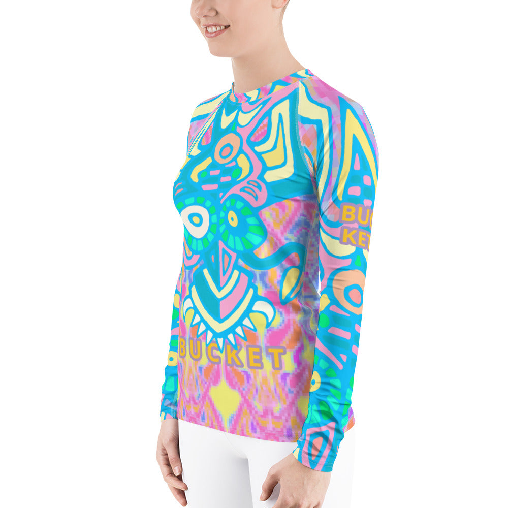 Bucket Love Invasion Women's Rash Guard