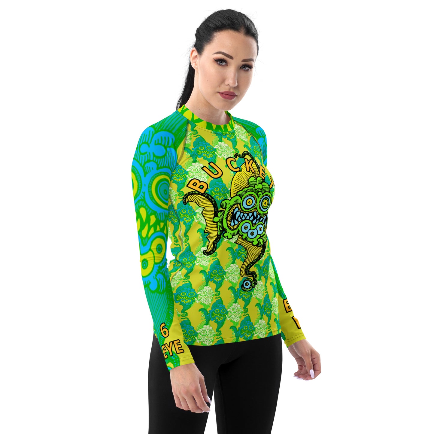 6 Eye Special Women's Rash Guard