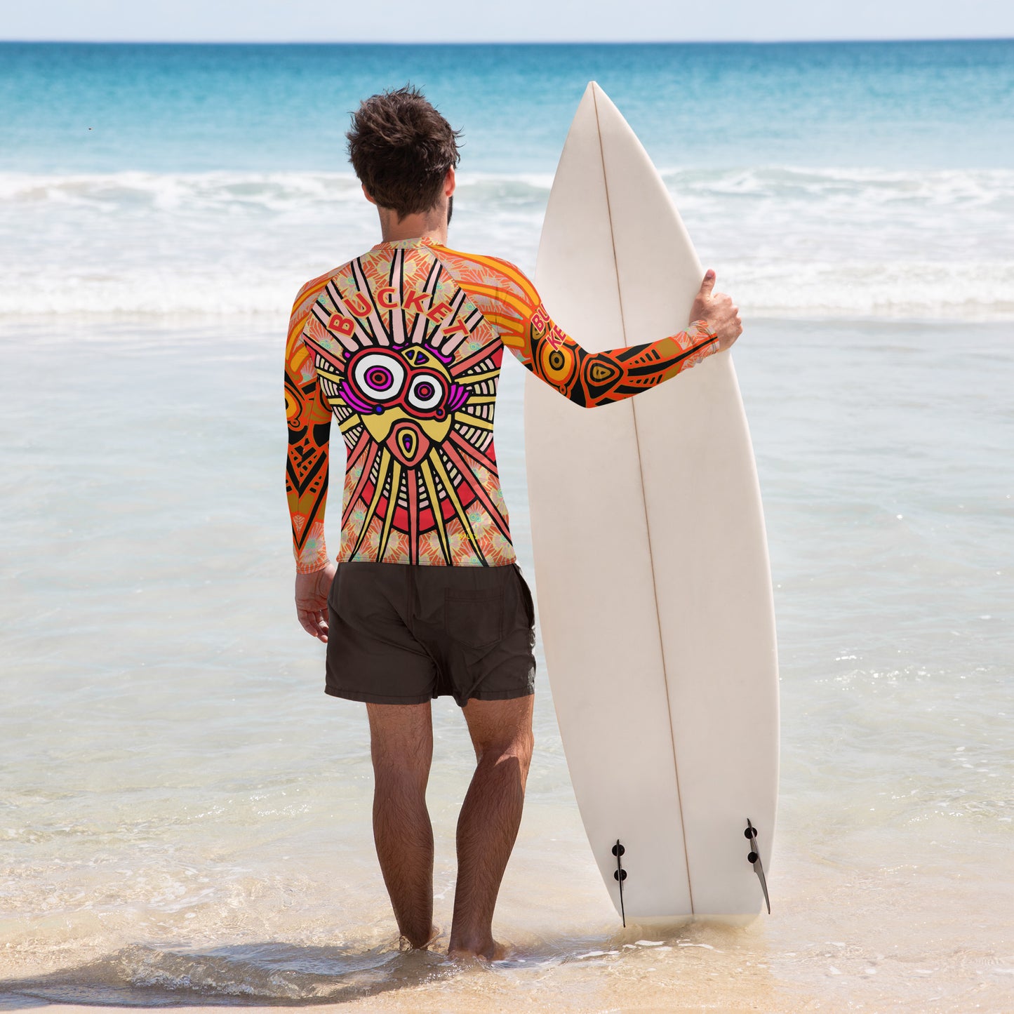 Hot Chilli Longtooth Men's Rash Guard