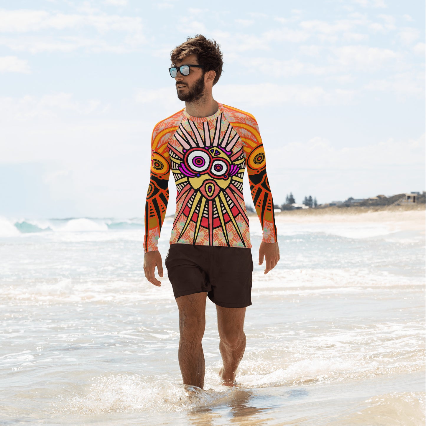 Hot Chilli Longtooth Men's Rash Guard