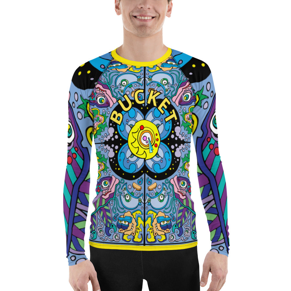 Big Bucket Highlife Men's Rash Guard