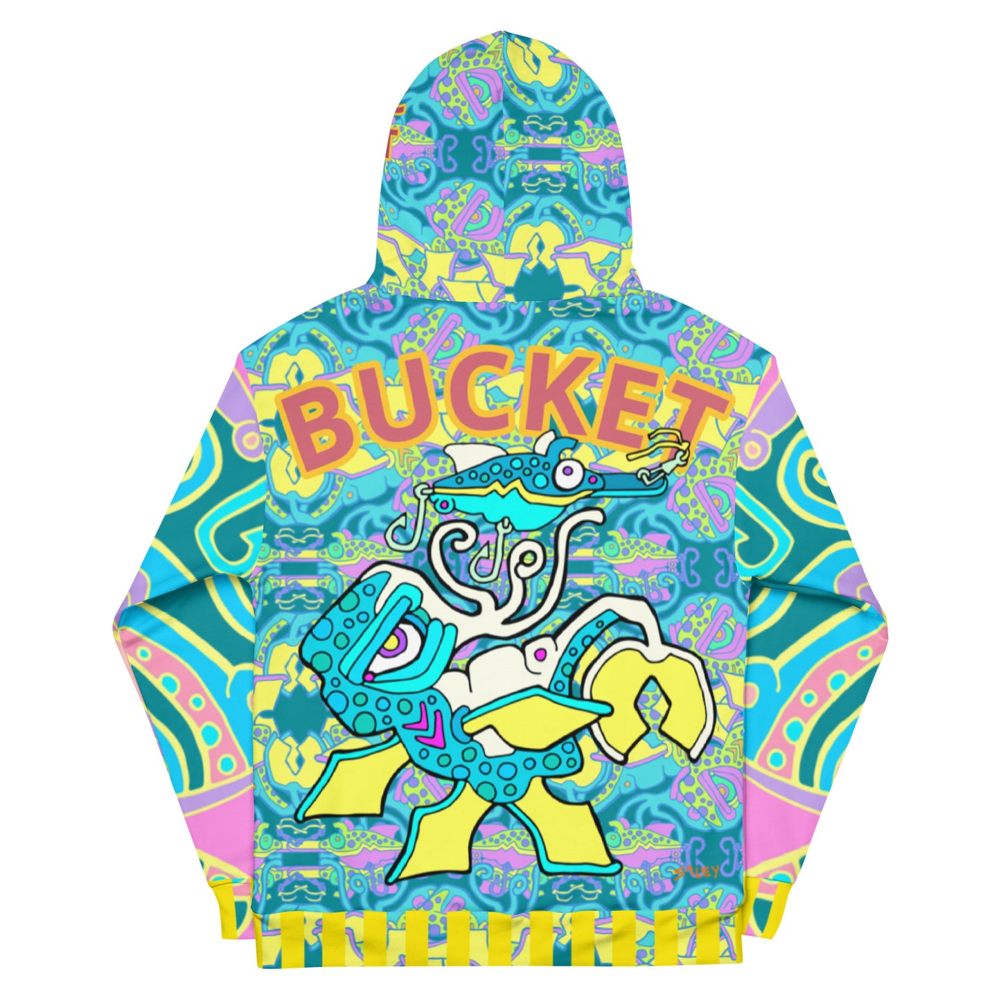 Cotton Candy Drift Lure & Bucketfish Unisex Hoodie