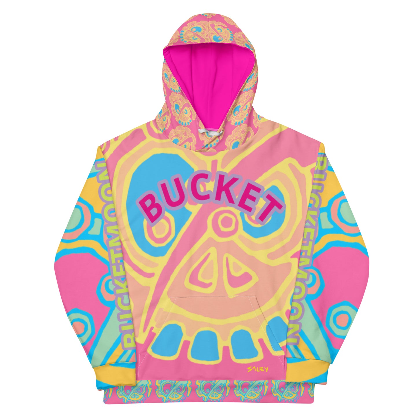 Hot Pastel Cheese Skull Bucket Moon Unisex Hoodie