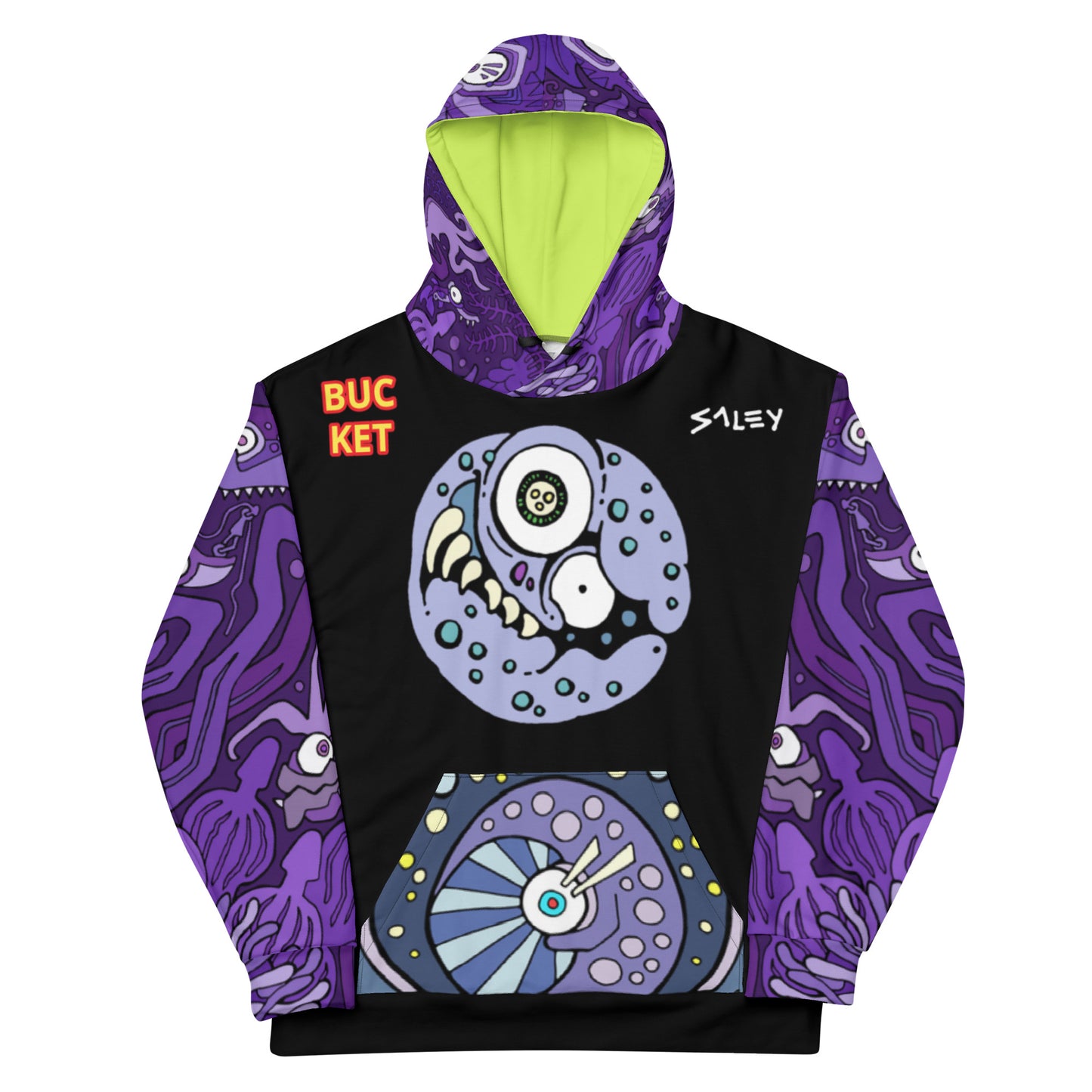 Purple Haze Moon Unisex Hoodie