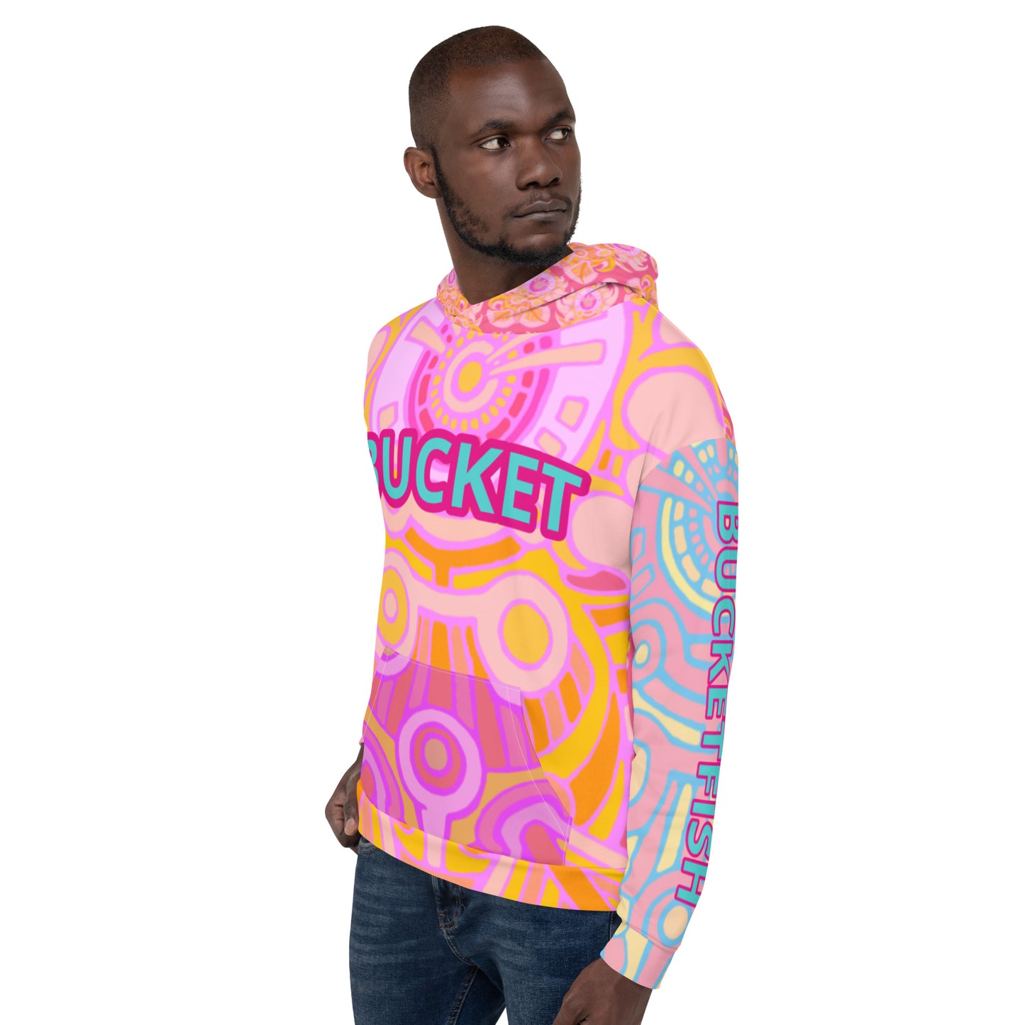 Psychedelic Bucketfish Unisex Hoodie