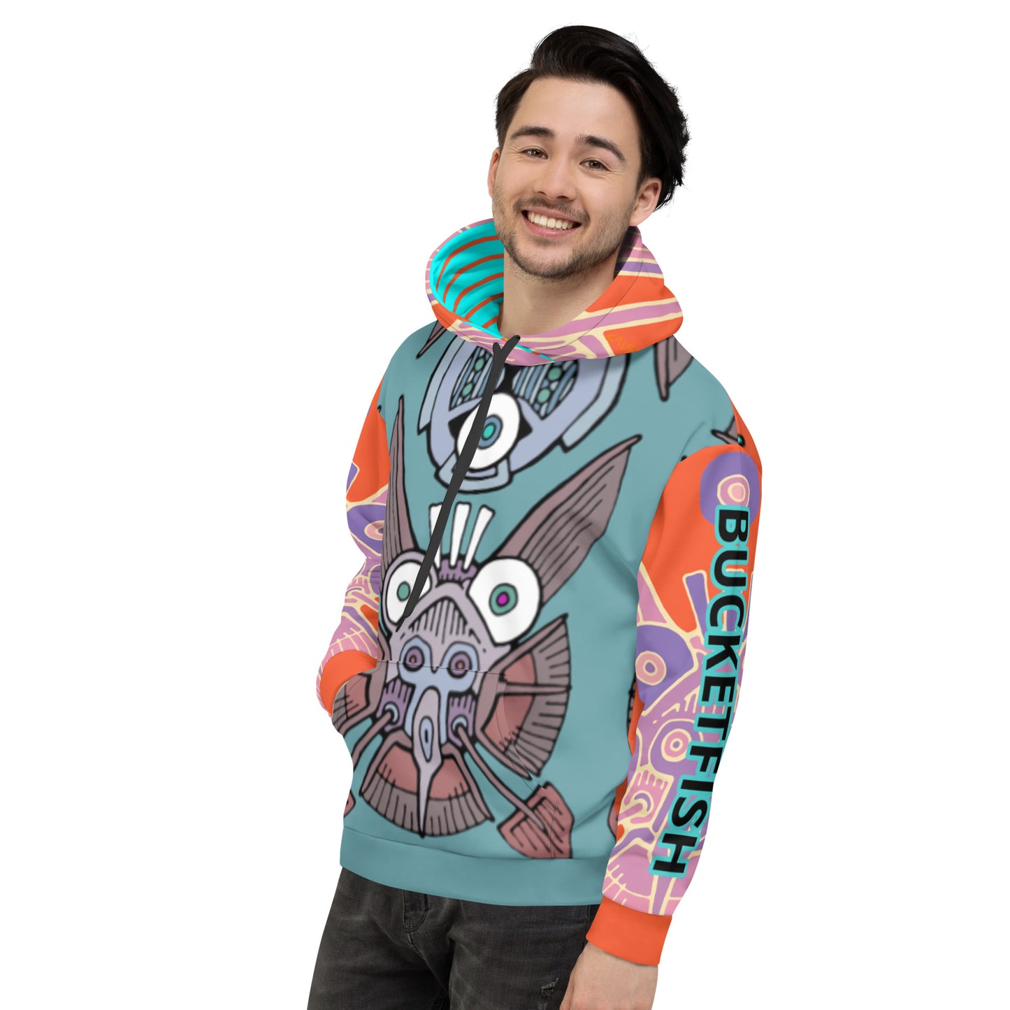 Bucktooth Bucketfish Unisex Hoodie