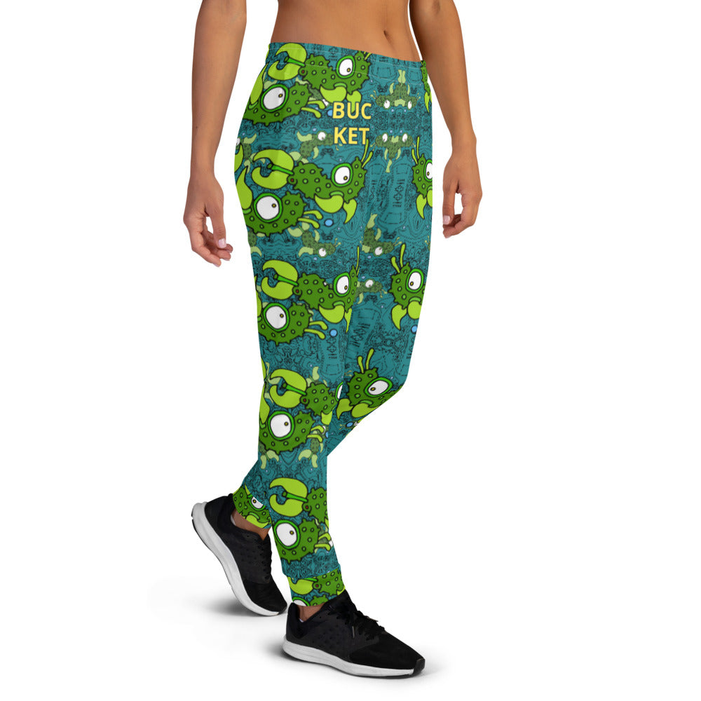 Green Bucket Picklefish Women's Joggers