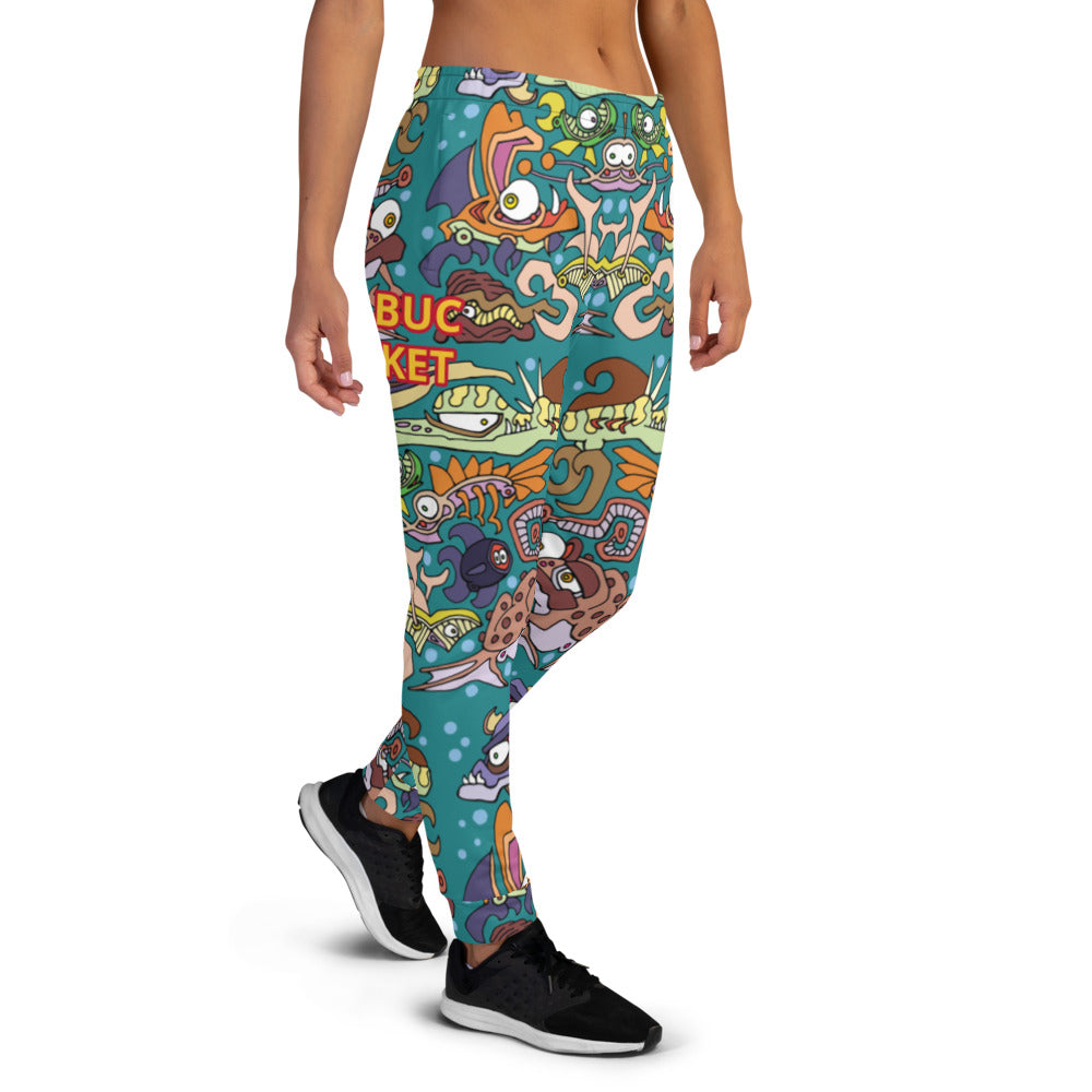 Underwater Bucket Rainbow Women's Joggers