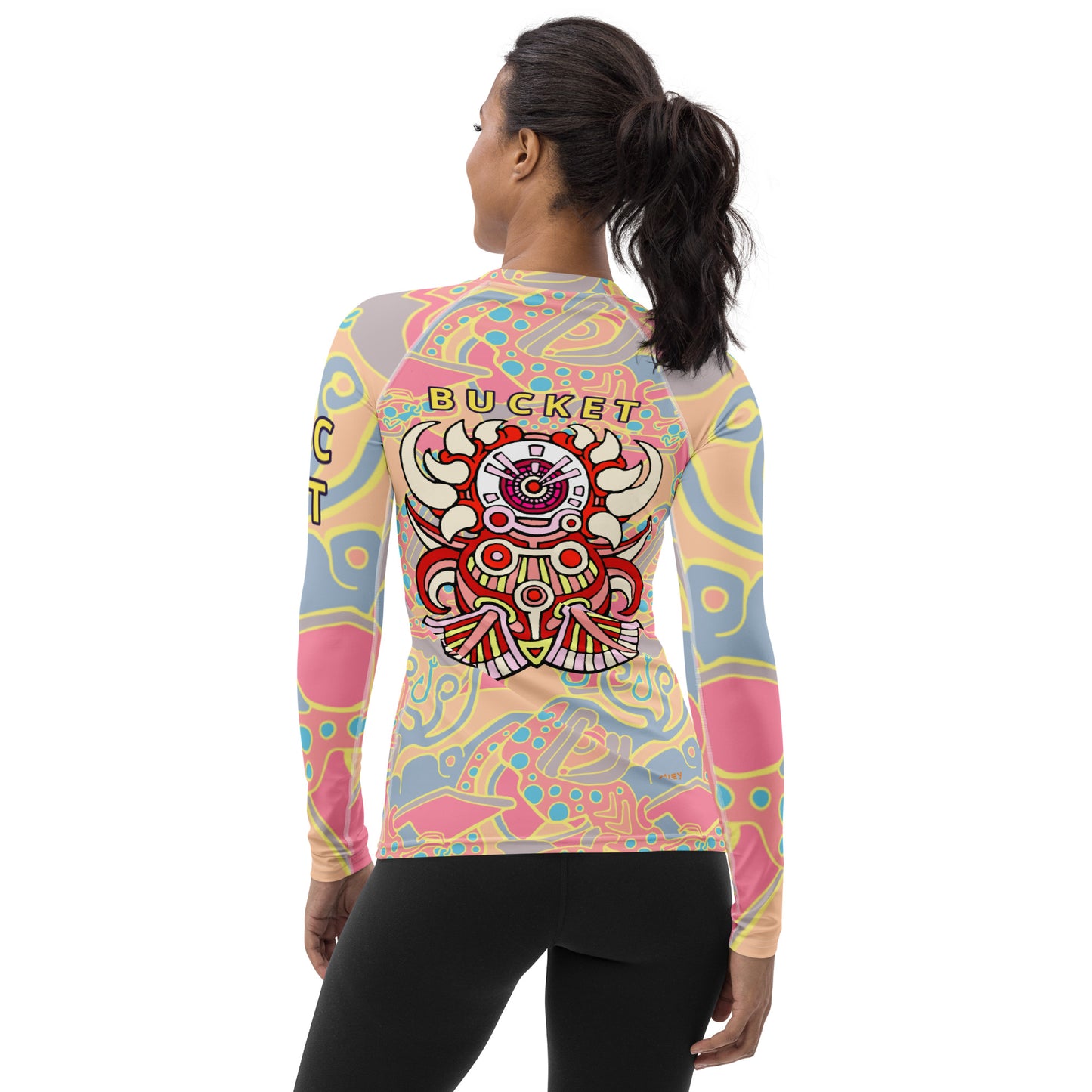 Psychedelic Bucket Women's Rash Guard