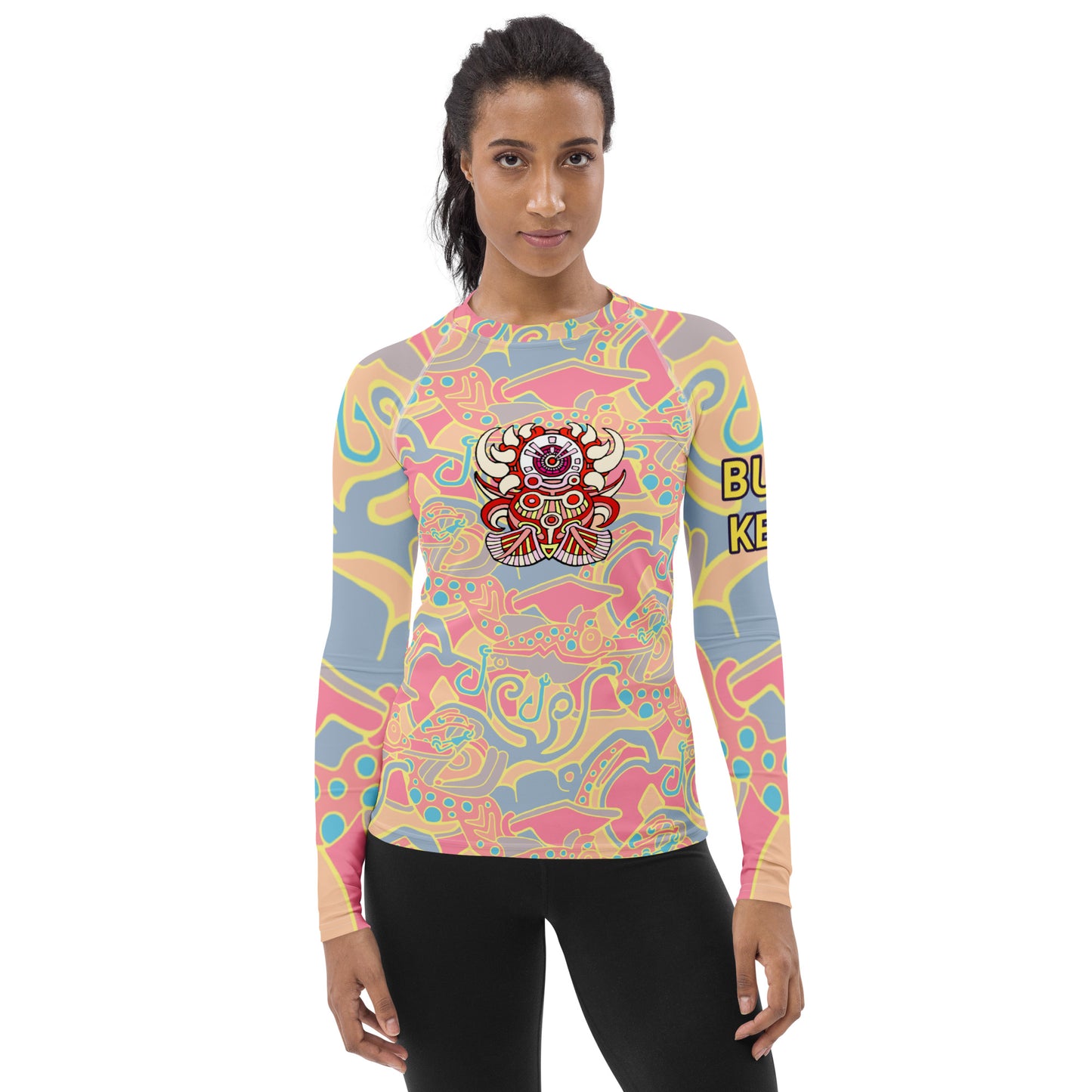 Psychedelic Bucket Women's Rash Guard