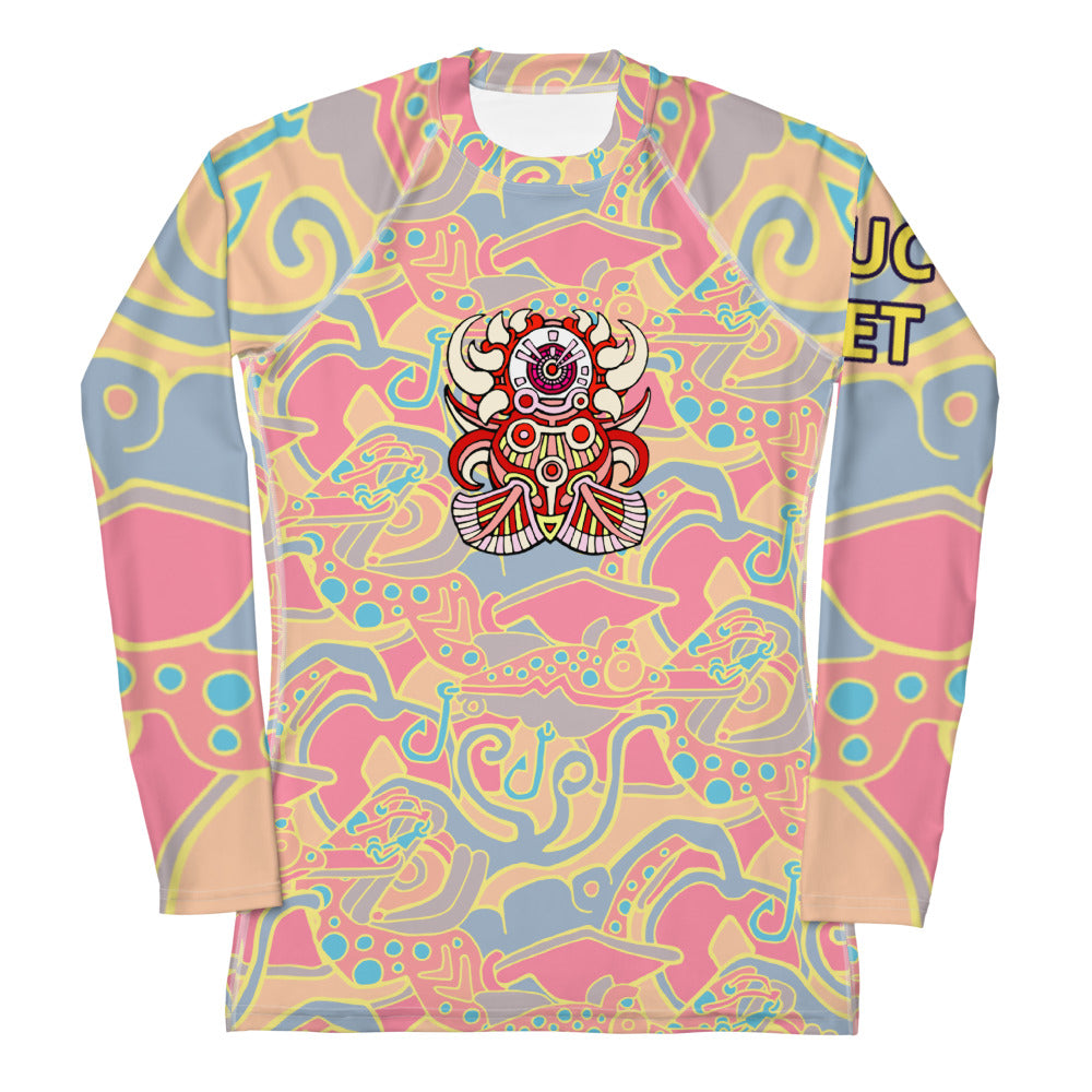 Psychedelic Bucket Women's Rash Guard