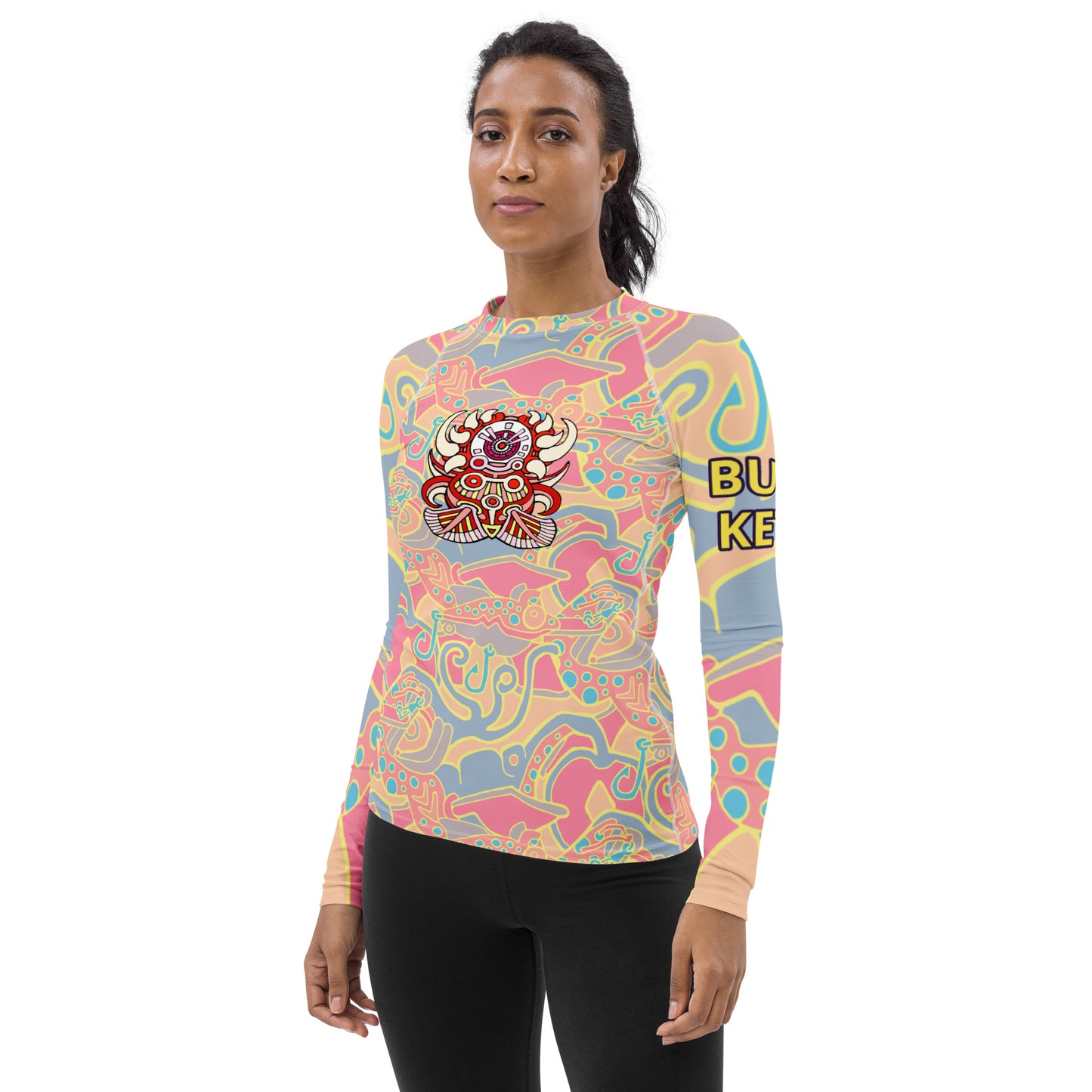 Psychedelic Bucket Women's Rash Guard