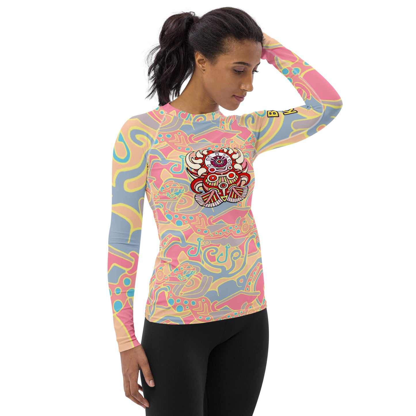 Psychedelic Bucket Women's Rash Guard